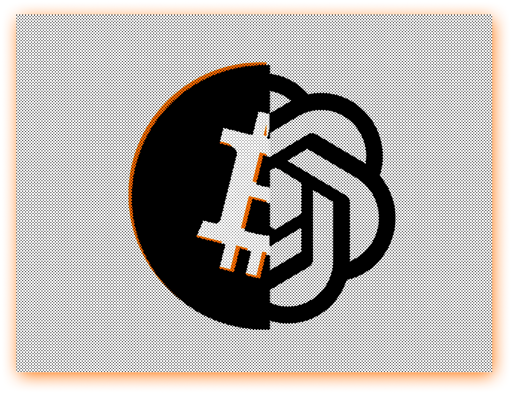 Bitcoin/OpenAI logos