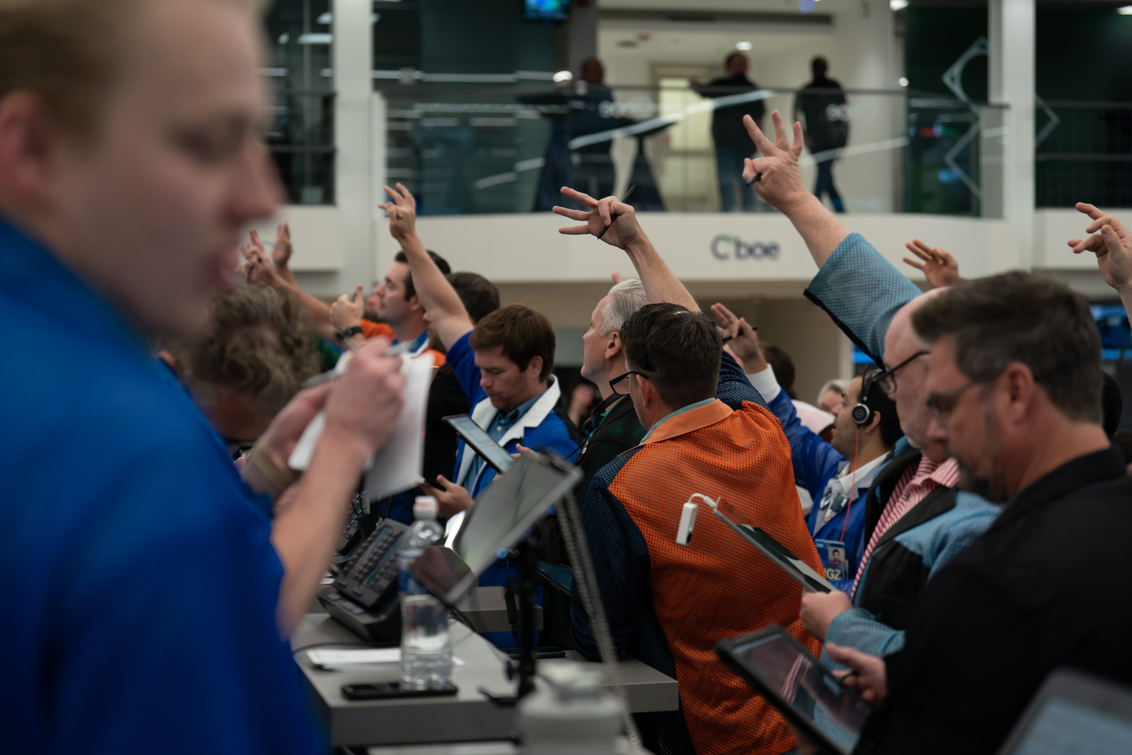 Cboe trading floor