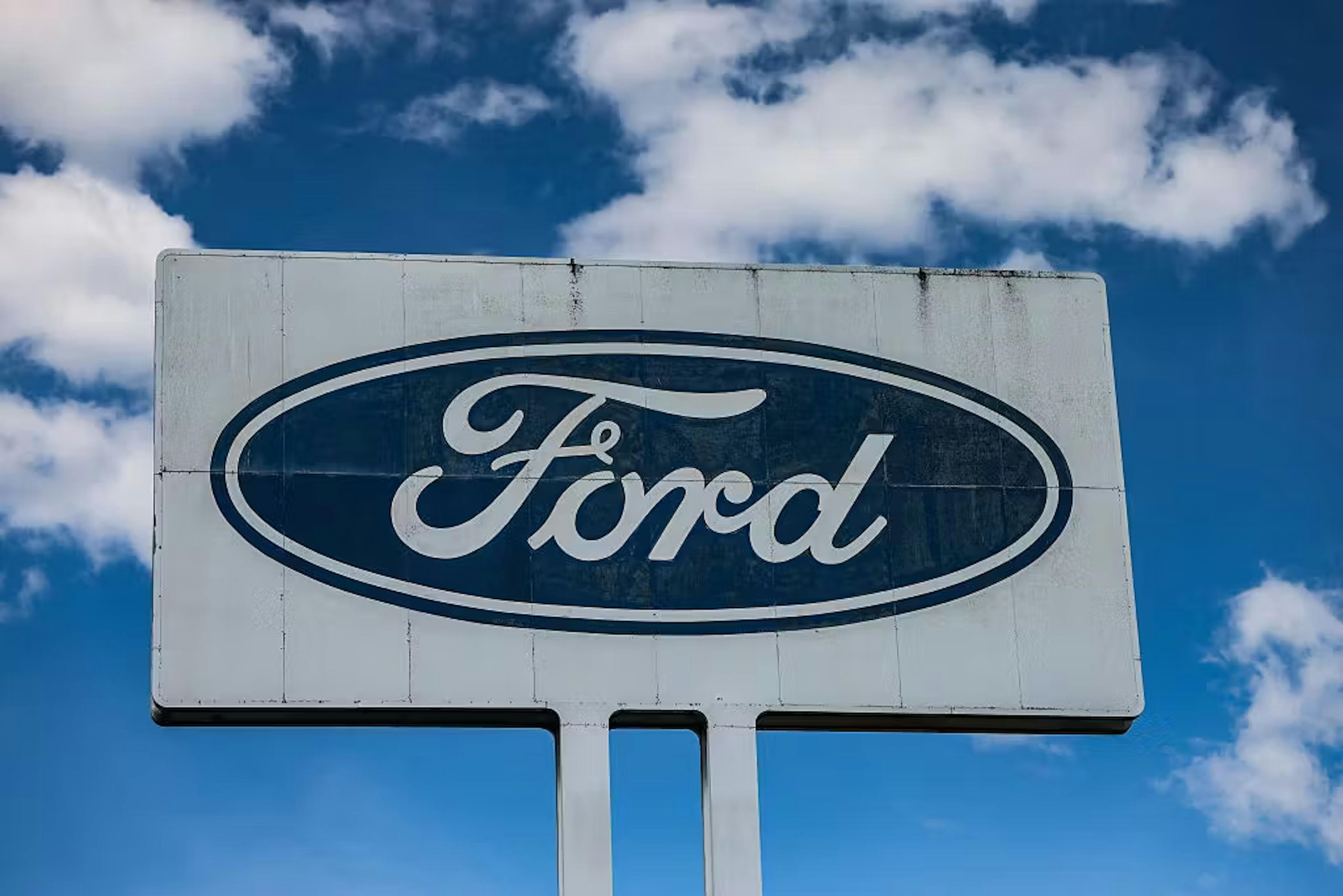 Ford sign in the sky