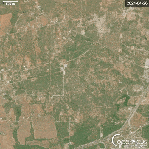 A time lapse of Stargate I construction in Abilene, Texas. 