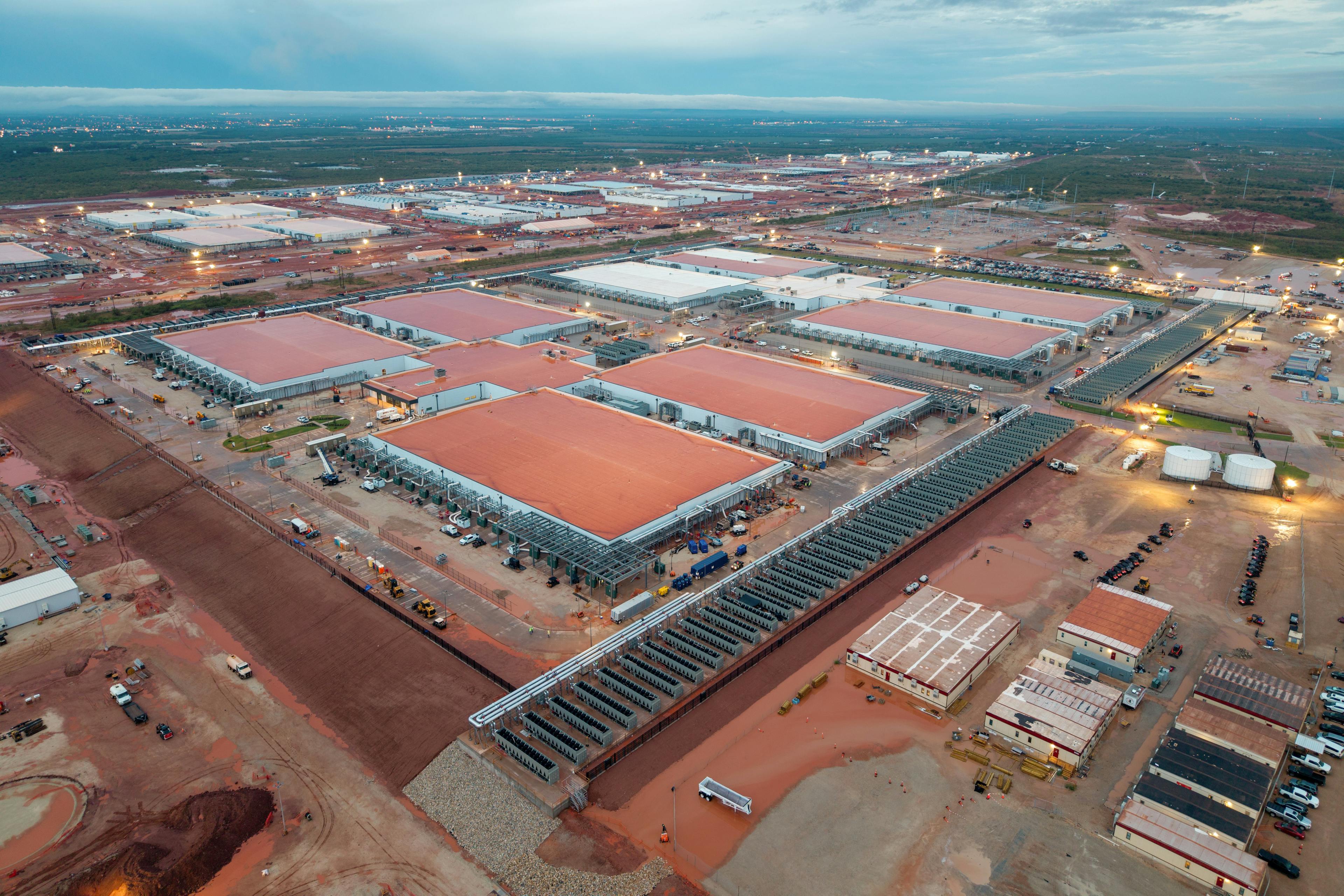 Stargate AI data center in Abilene Texas 