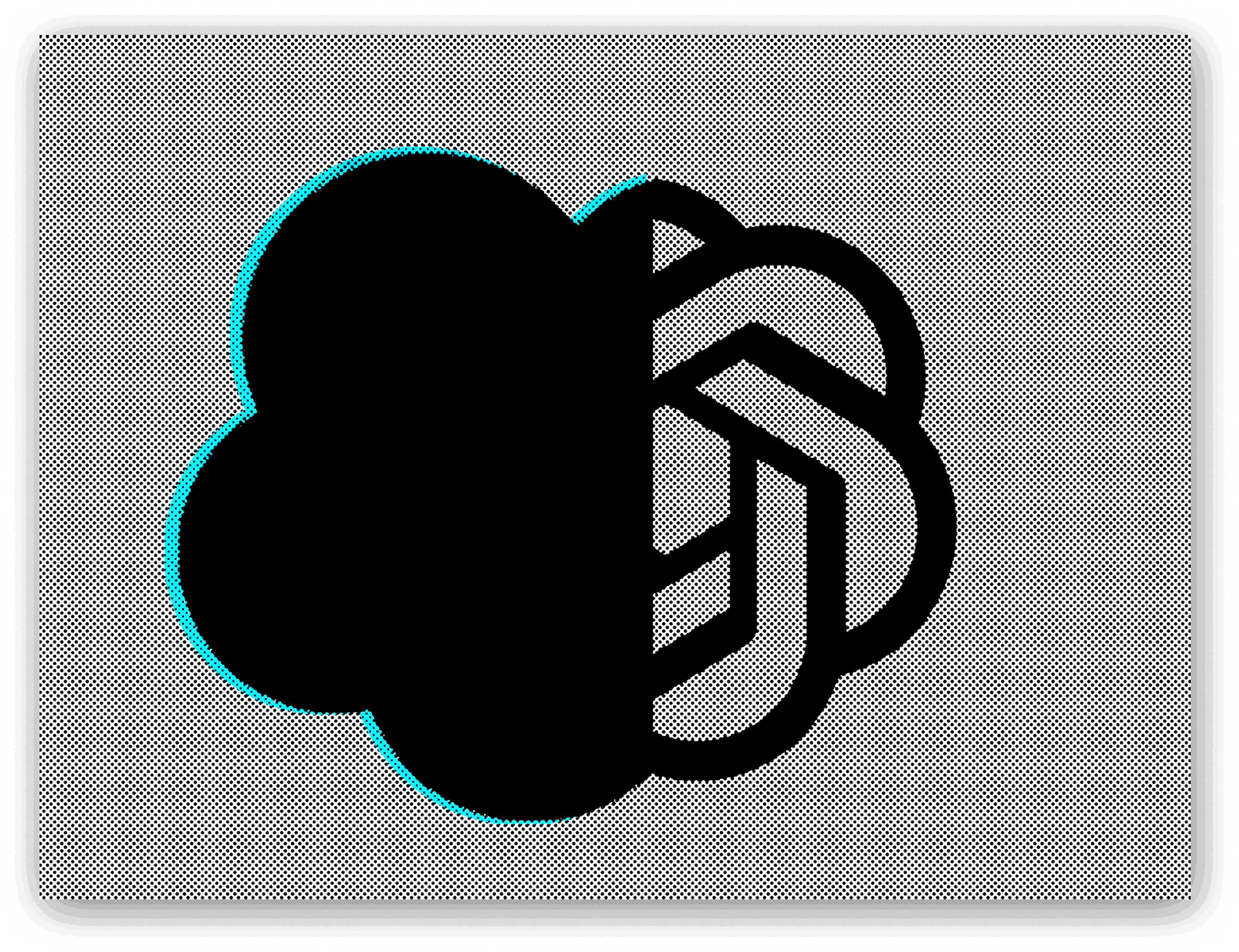 Rotating GIF of logos