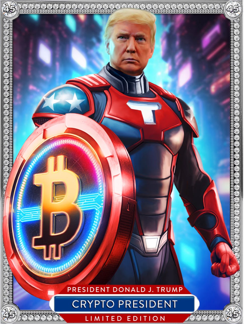 Trump invites his fans to buy his strange NFTs... again thumbnail