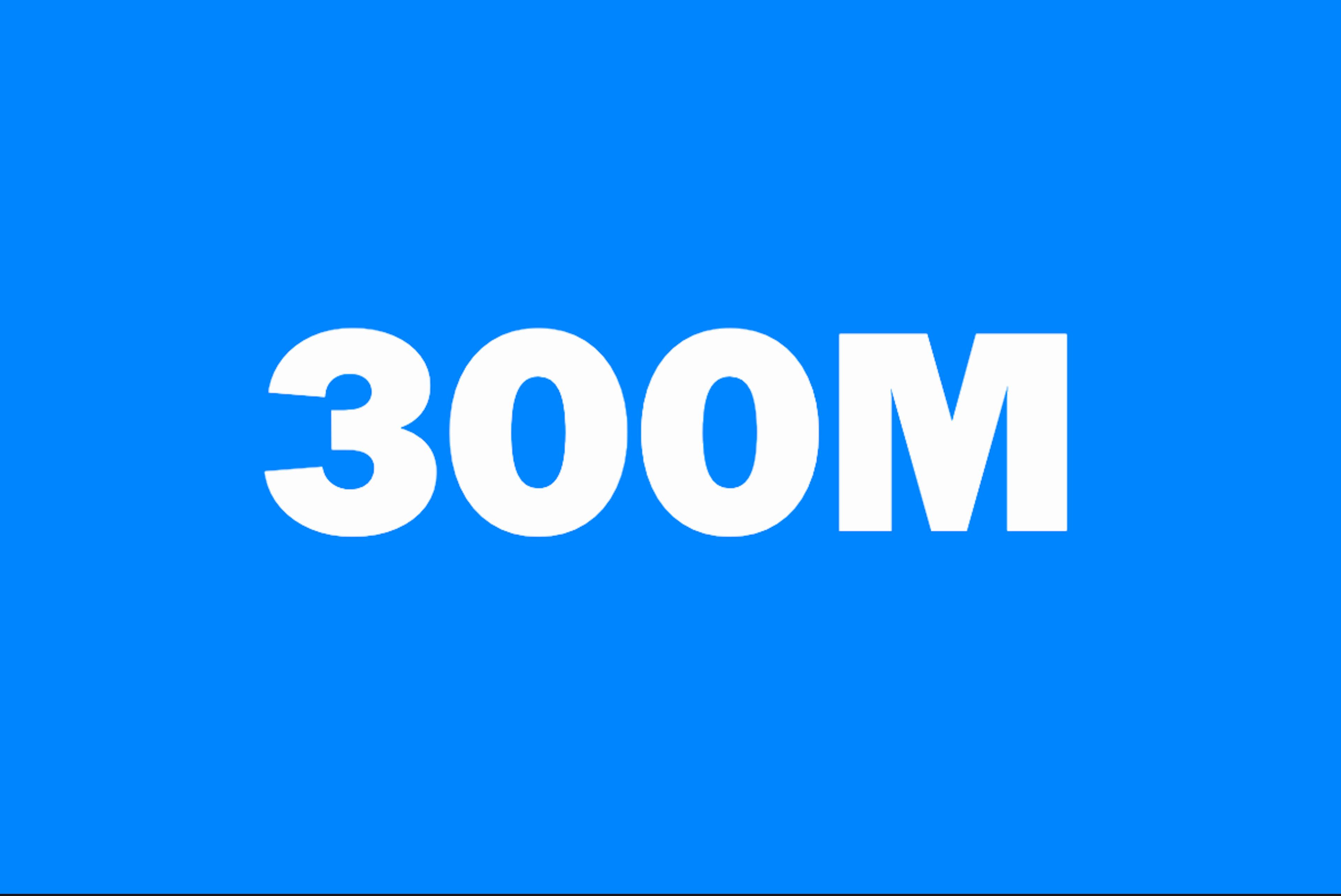 300M