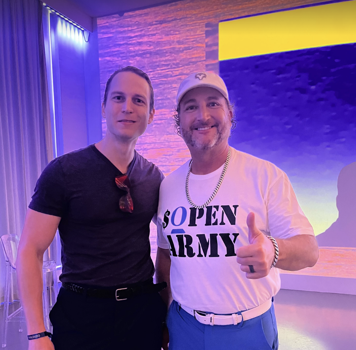 Scott Findlay (R) and the author, pictured at the Independent Investor Summit in New York City on September 12, 2025.