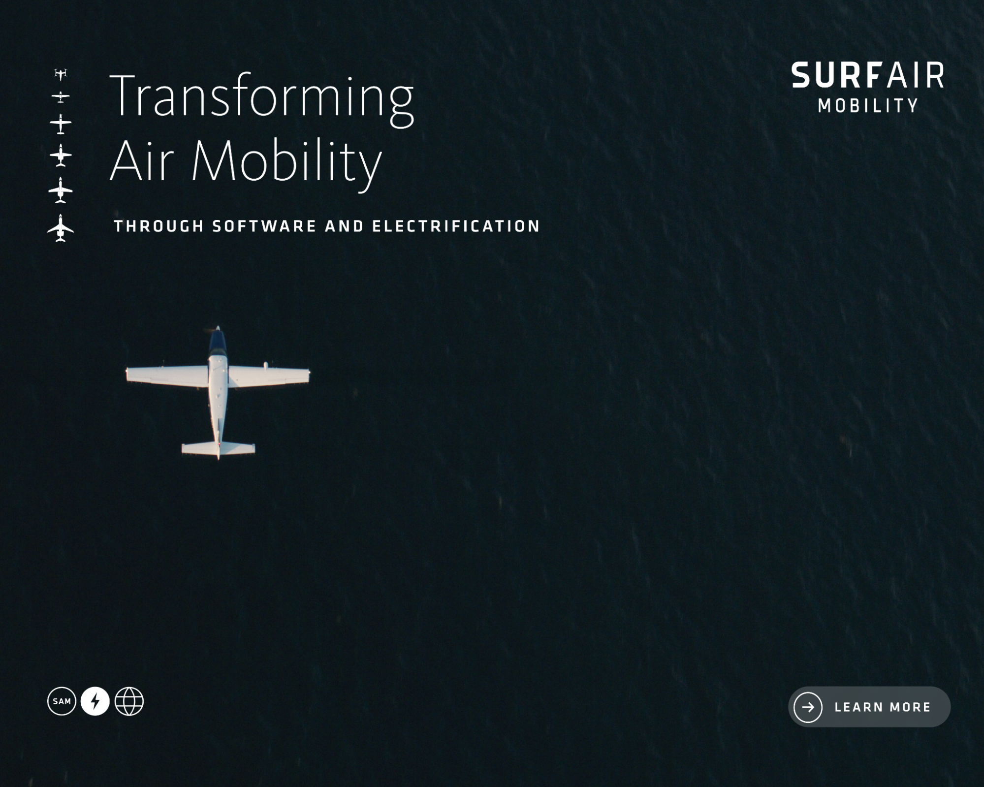 Surf Air Transforming Air Mobility Hero Image