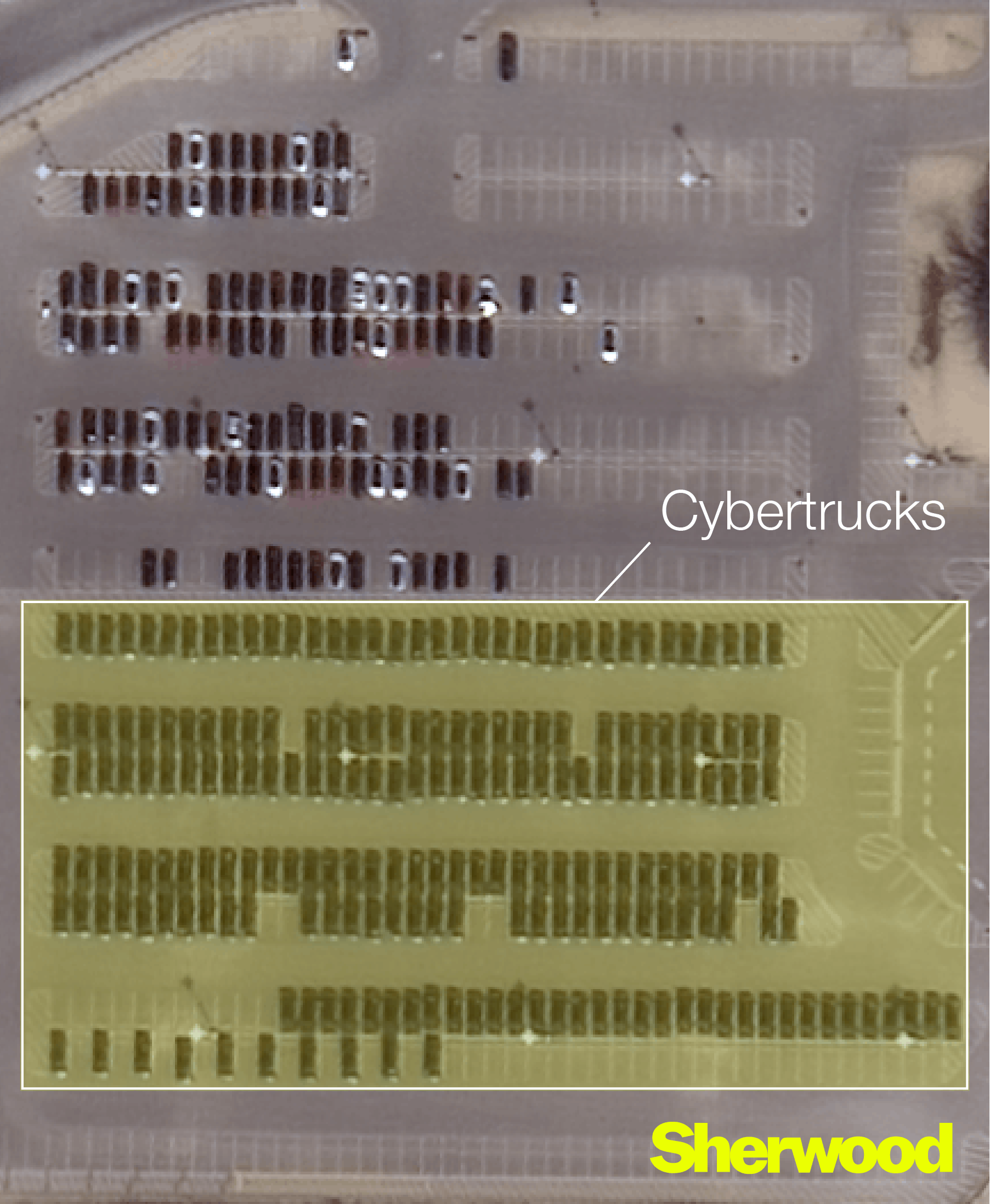 Tesla Giga Texas lot 2 March 21 2025