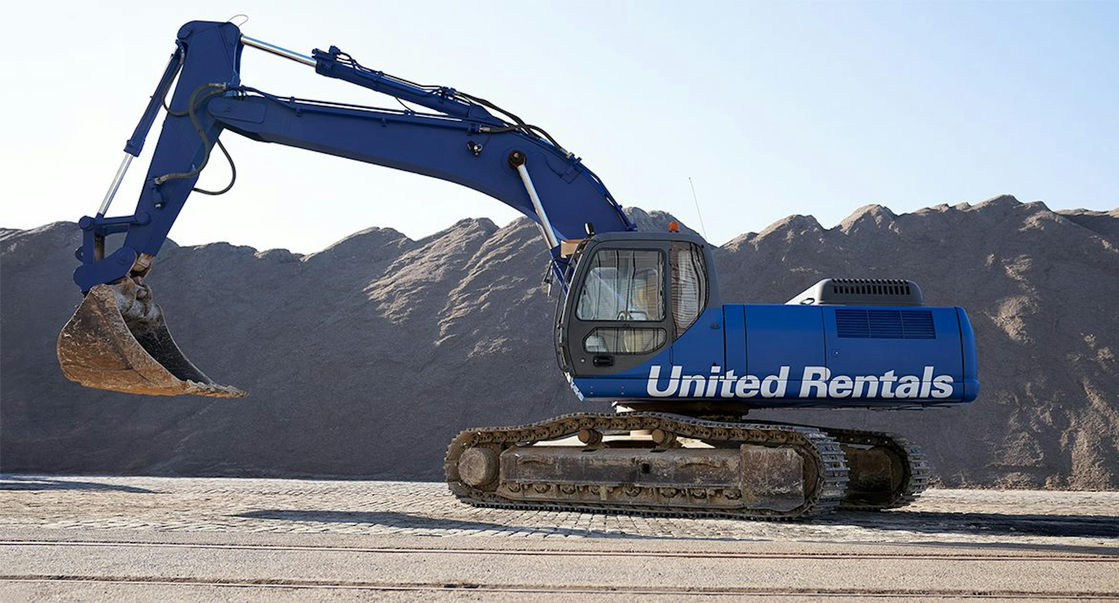 United Rentals front loader
