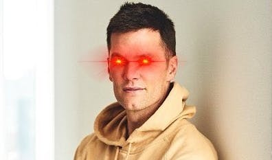Tom Brady’s profile pic on Twitter in May, 2021