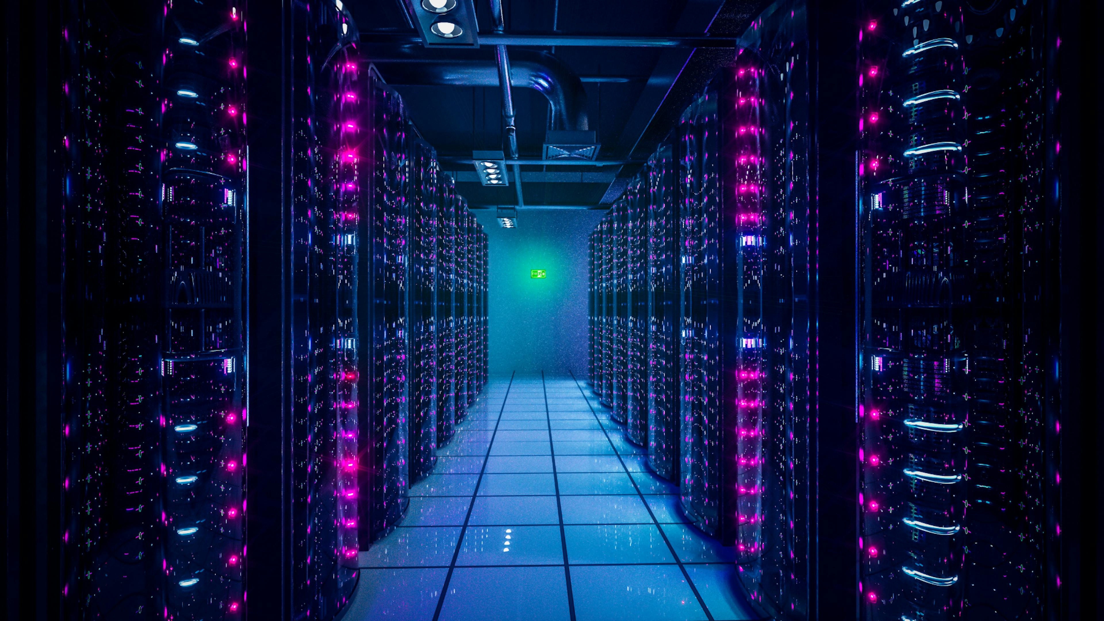 Glowing data center