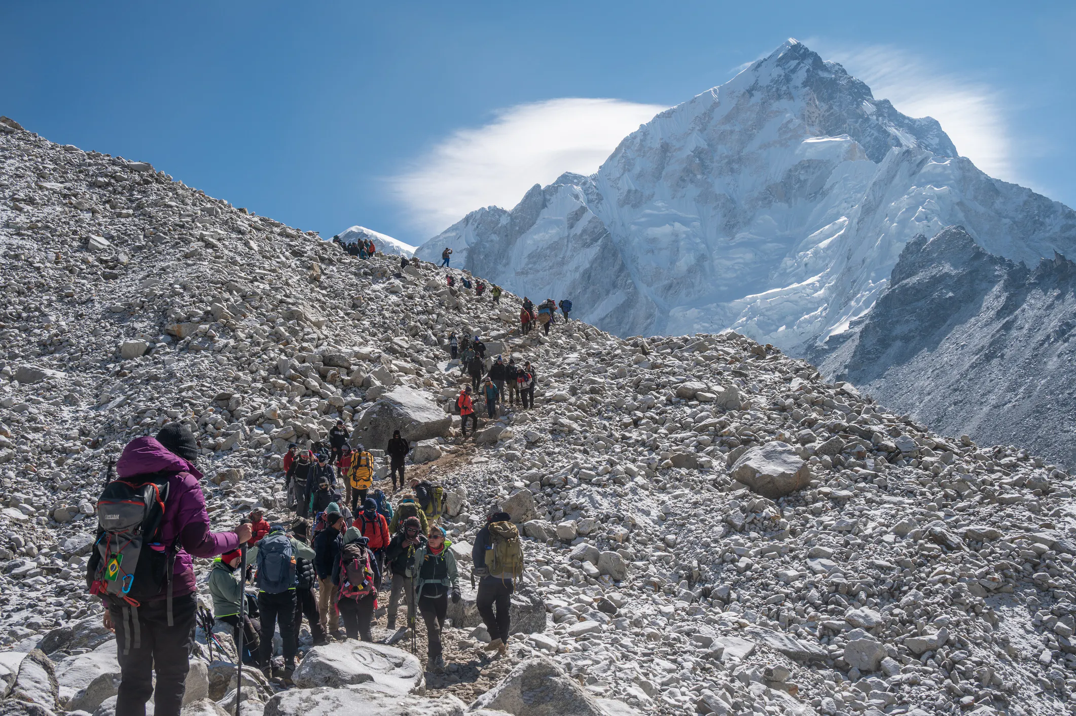 Mount Everest line