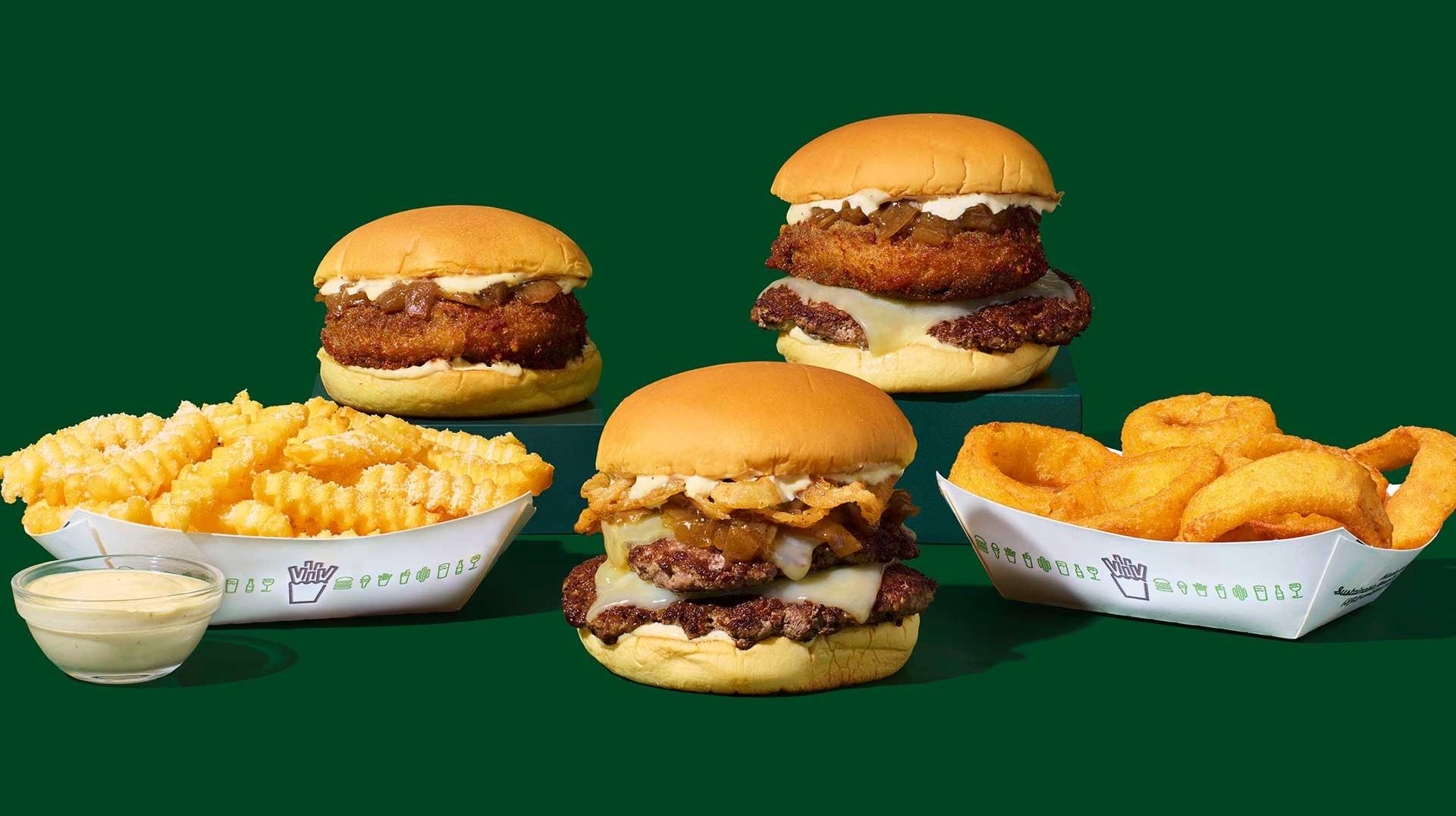 Shake Shack French onion soup burger