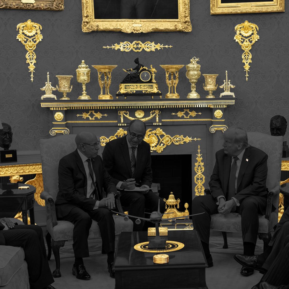 The Oval Office is getting even more shiny and gold thumbnail