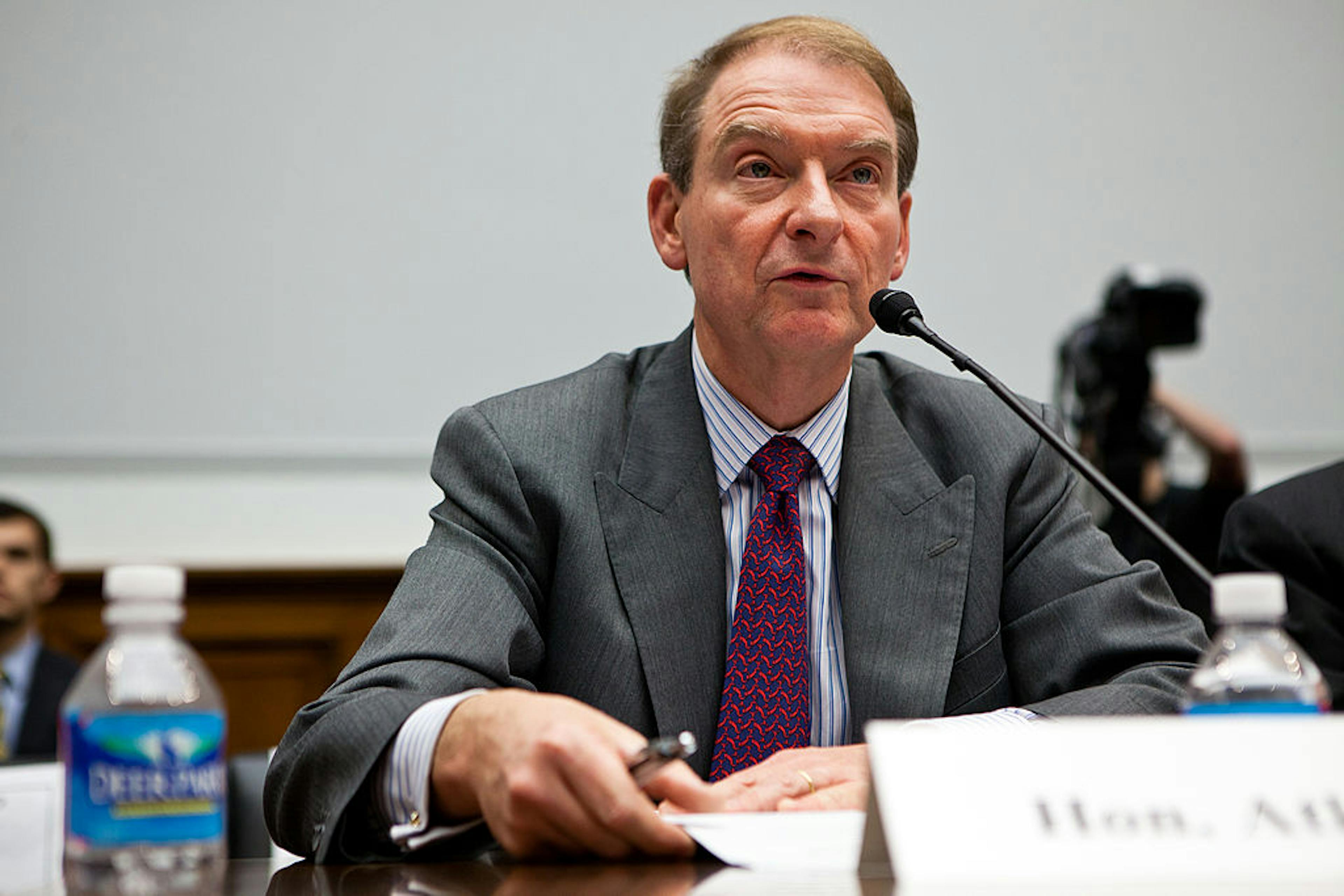 Incoming SEC boss Paul Atkins (Brendan Hoffman/Getty Images)