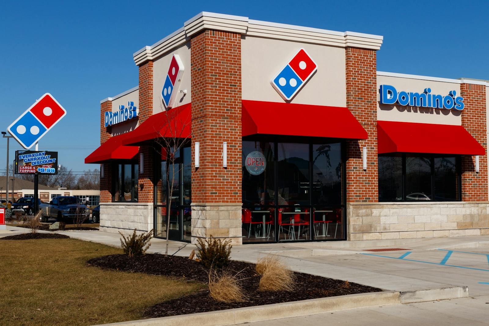 Domino’s now has 21,000 restaurants around the world