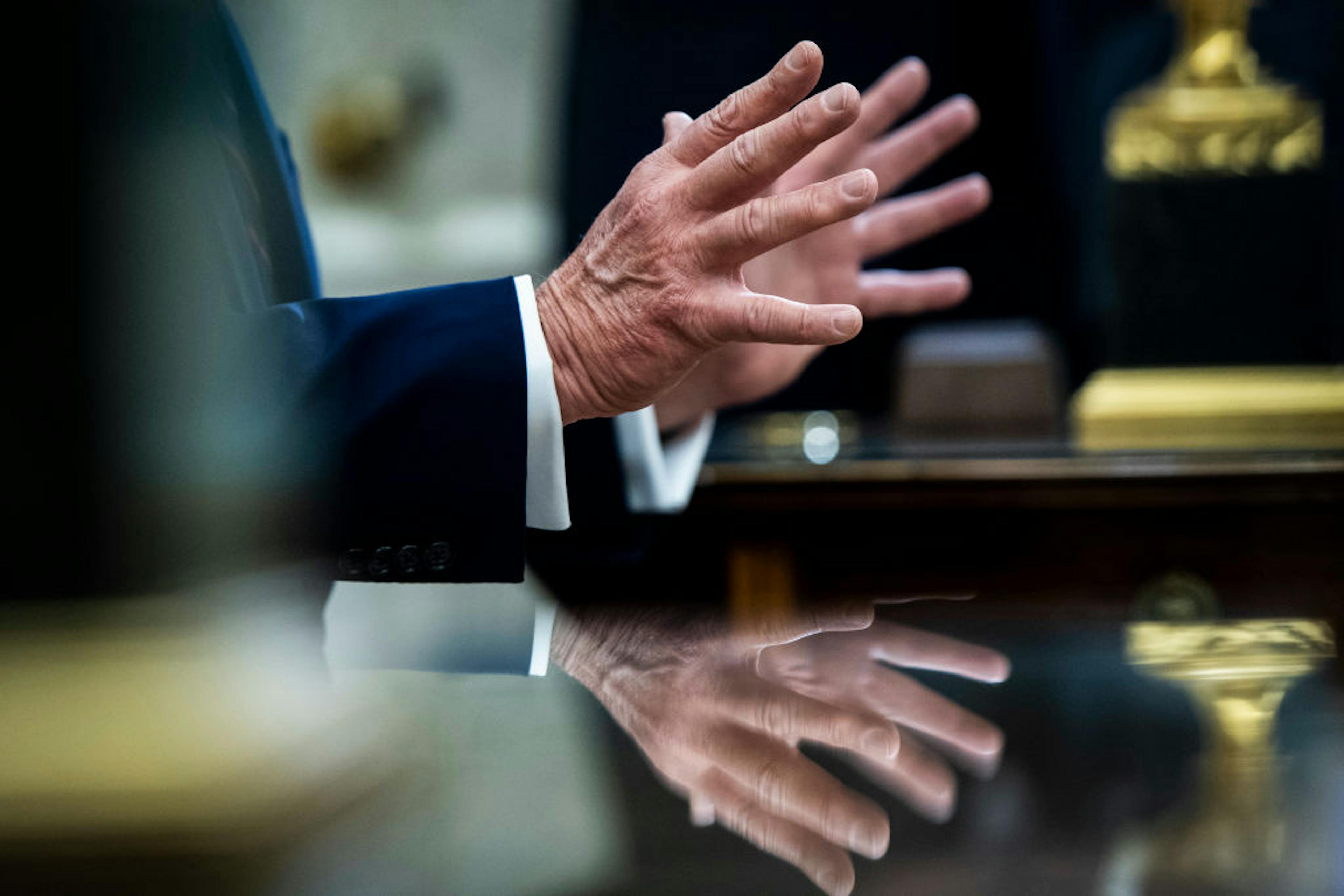 Donald Trump's hands