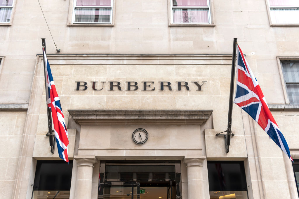 Burberry flag store