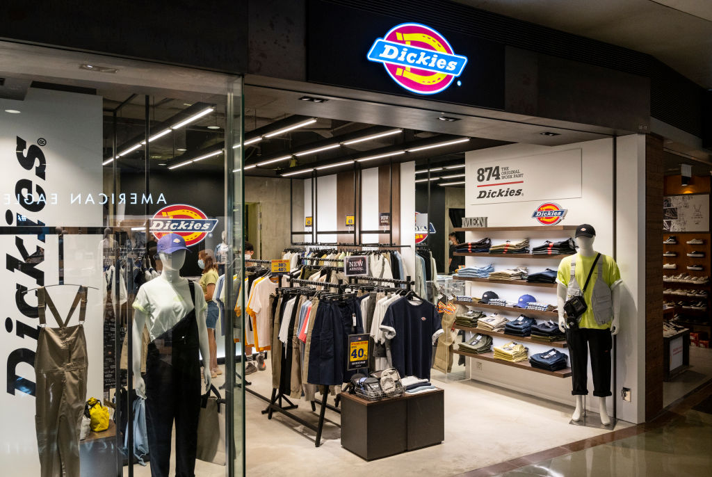 American fashion brand store Dickies in Hong Kong...