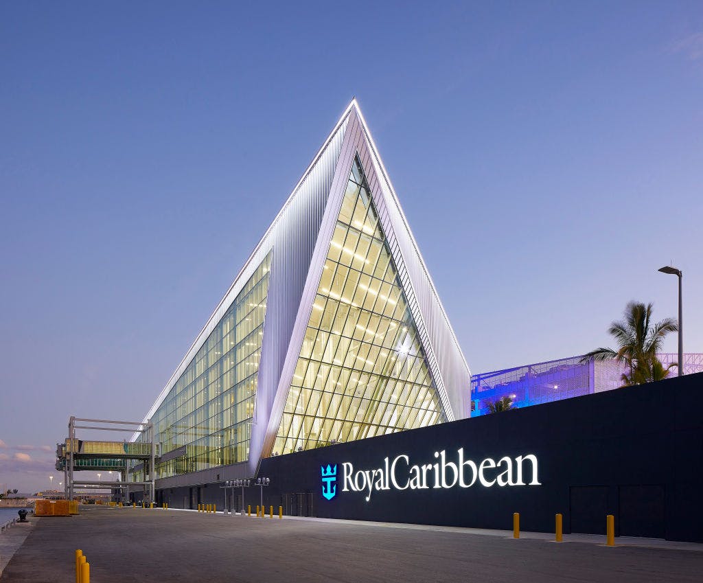 Royal Caribbean Miami Cruise Terminal.