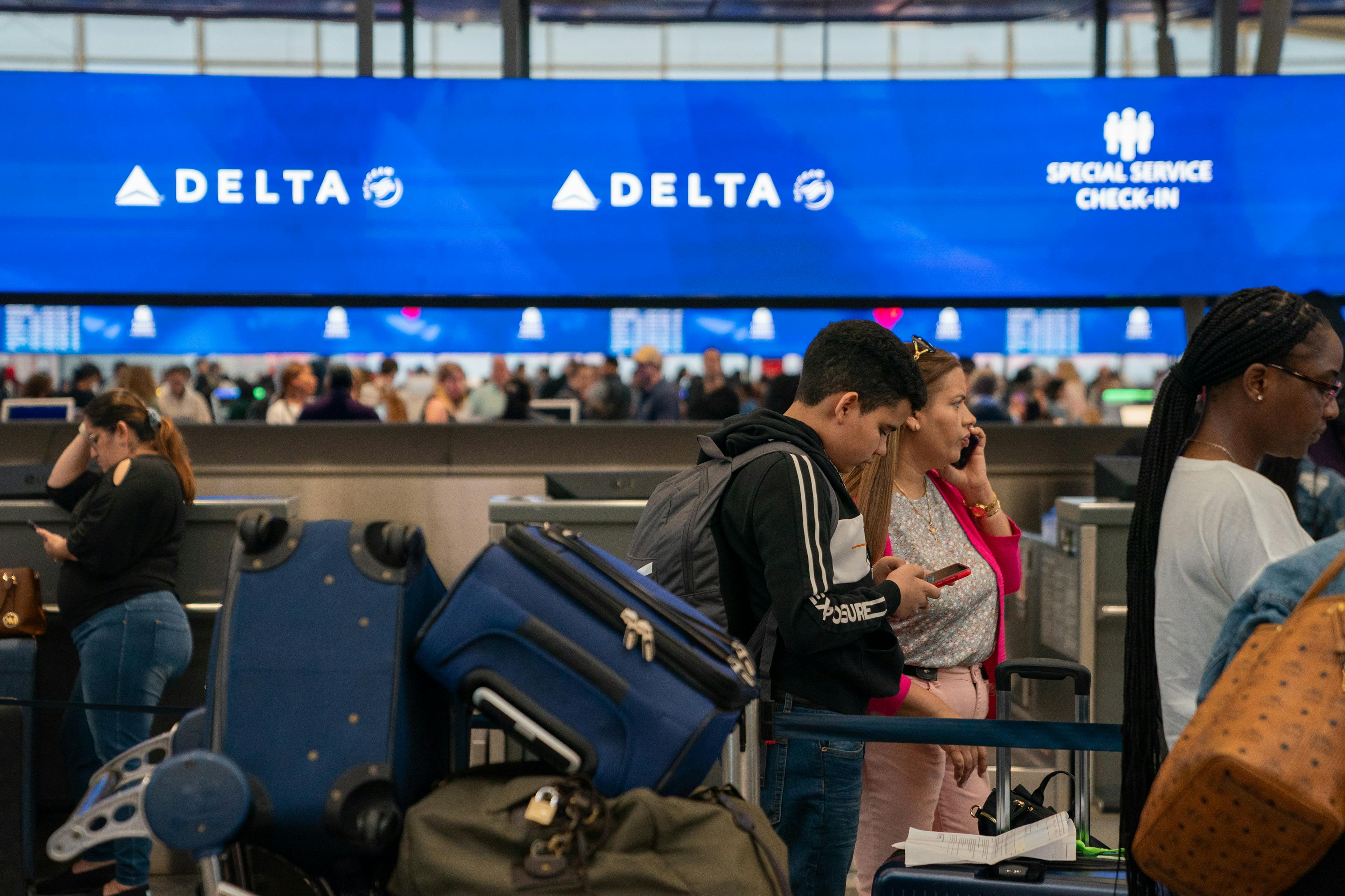 Delta at the airport