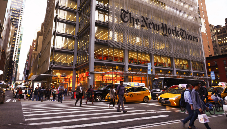 The New York Times Headquarters.