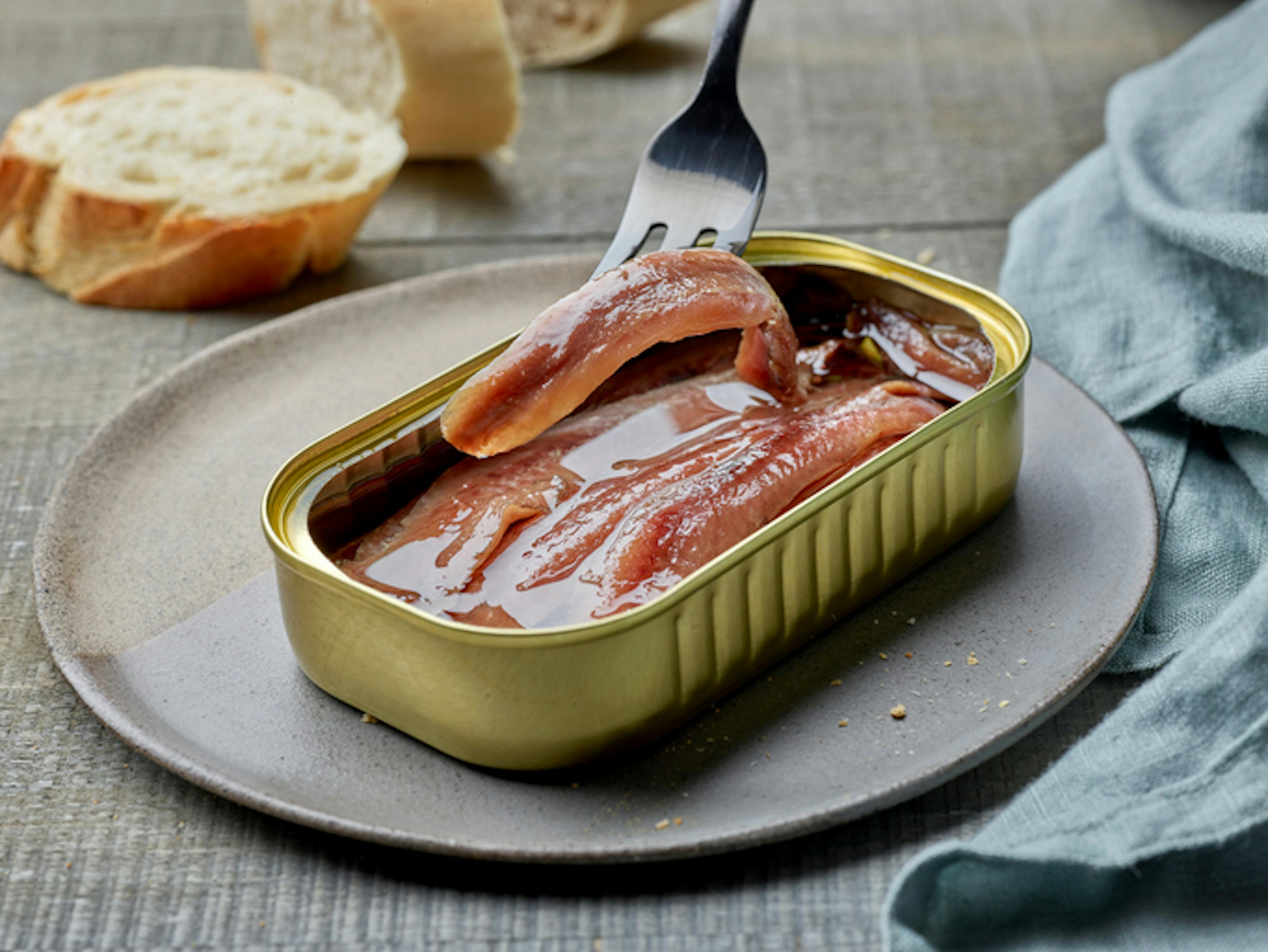 canned anchovy fillets