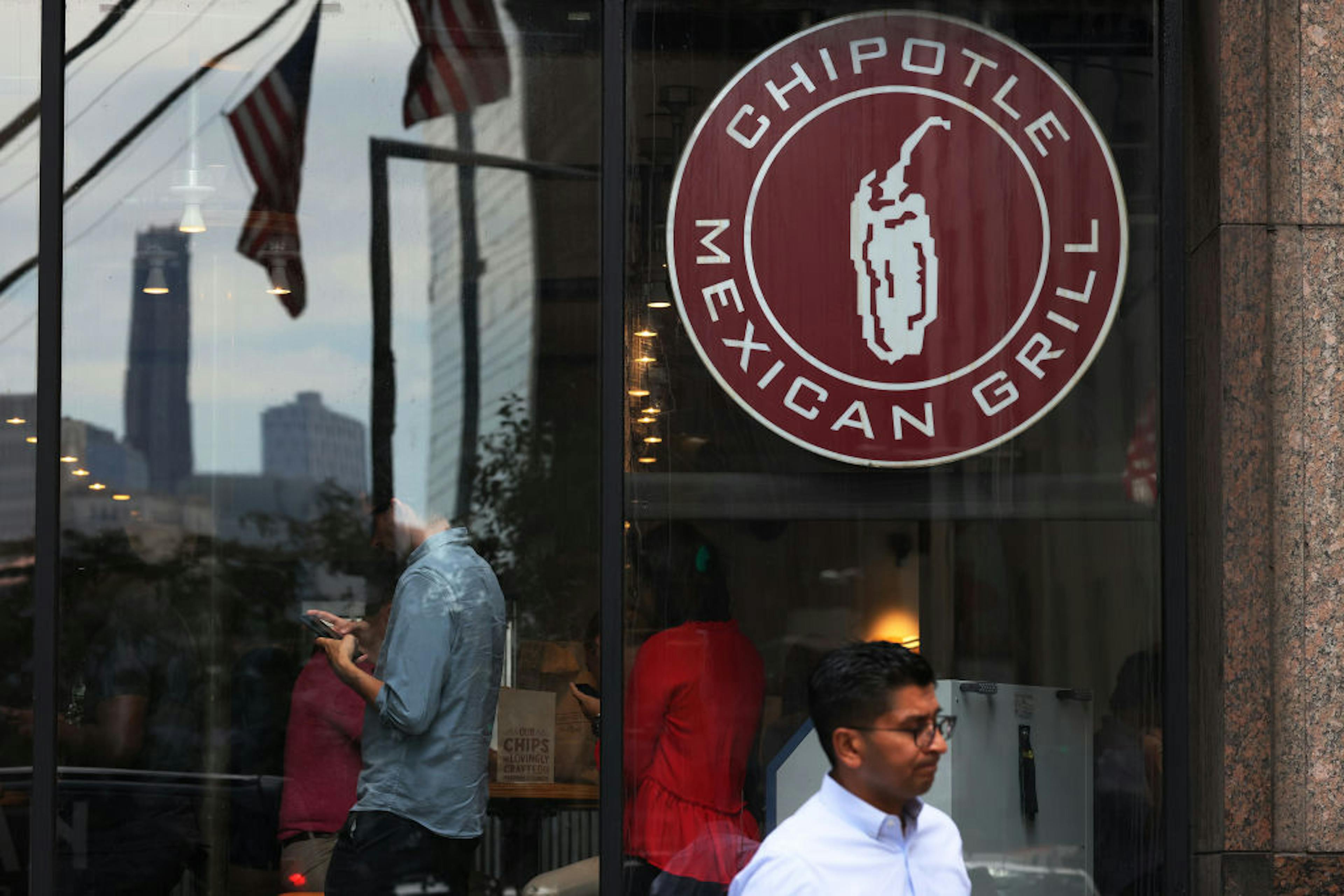 Chipotle store front New York