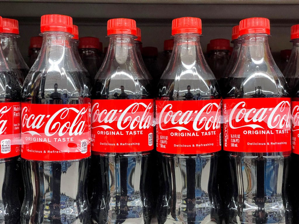 Coca-Cola falls on dip in volumes sold, but promises cane sugar Coke in US thumbnail