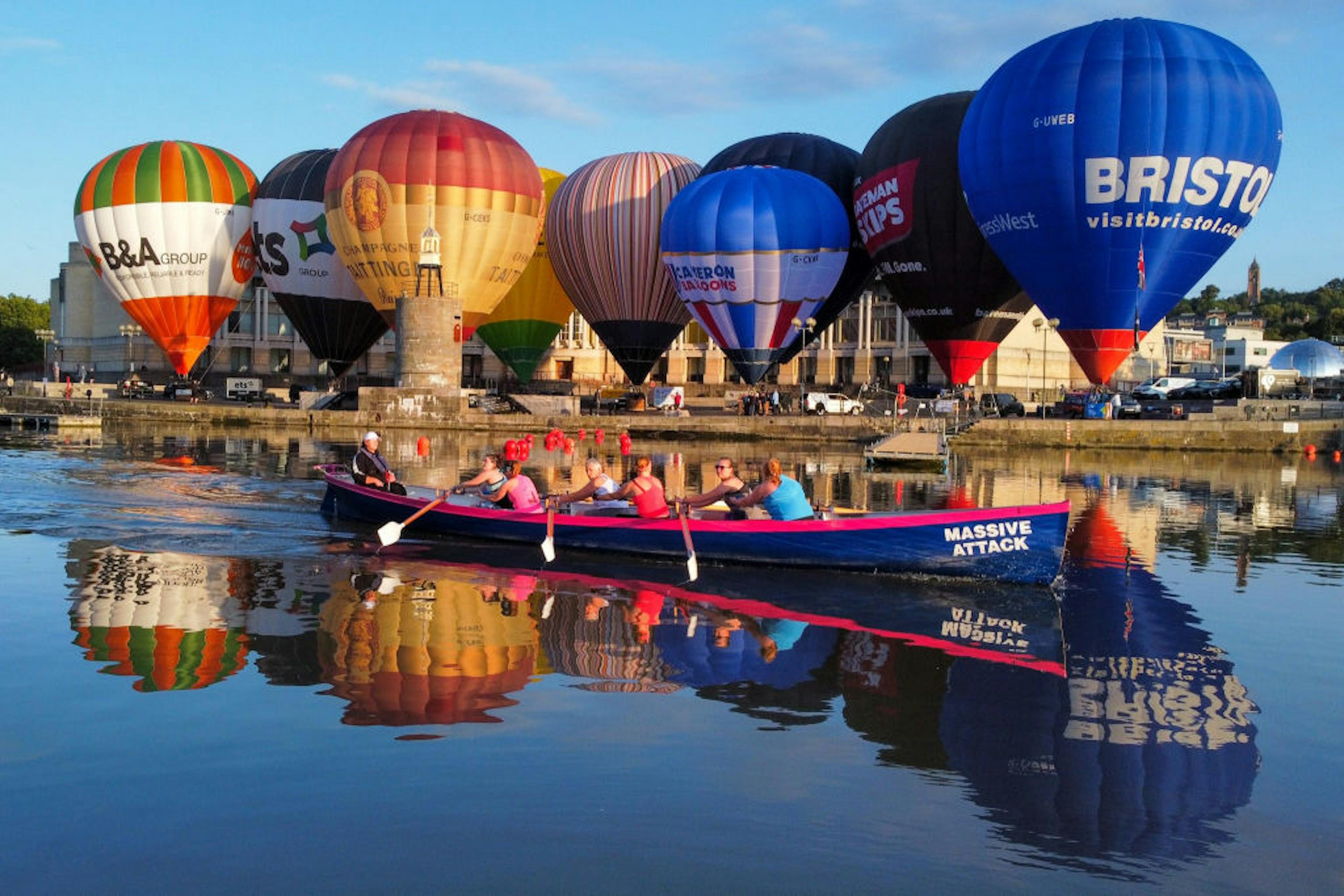 Hot air balloons