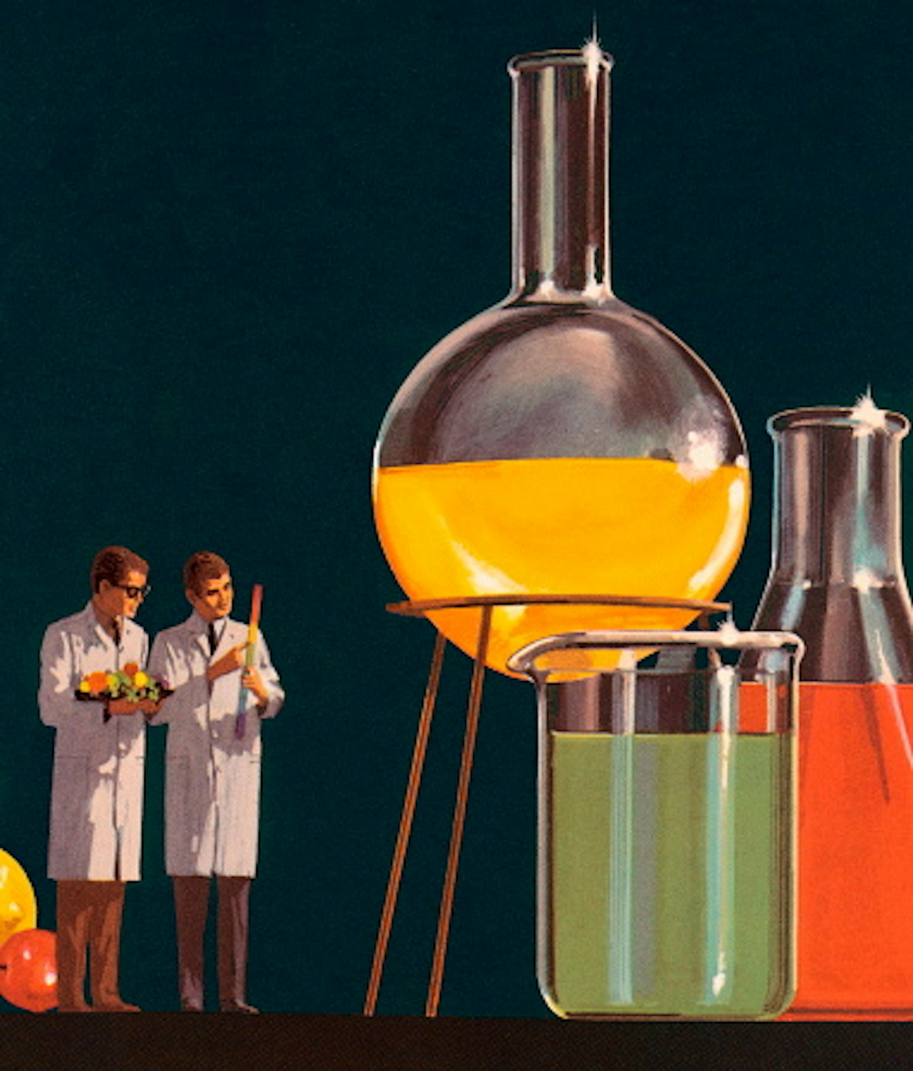 Tiny Scientists in Lab