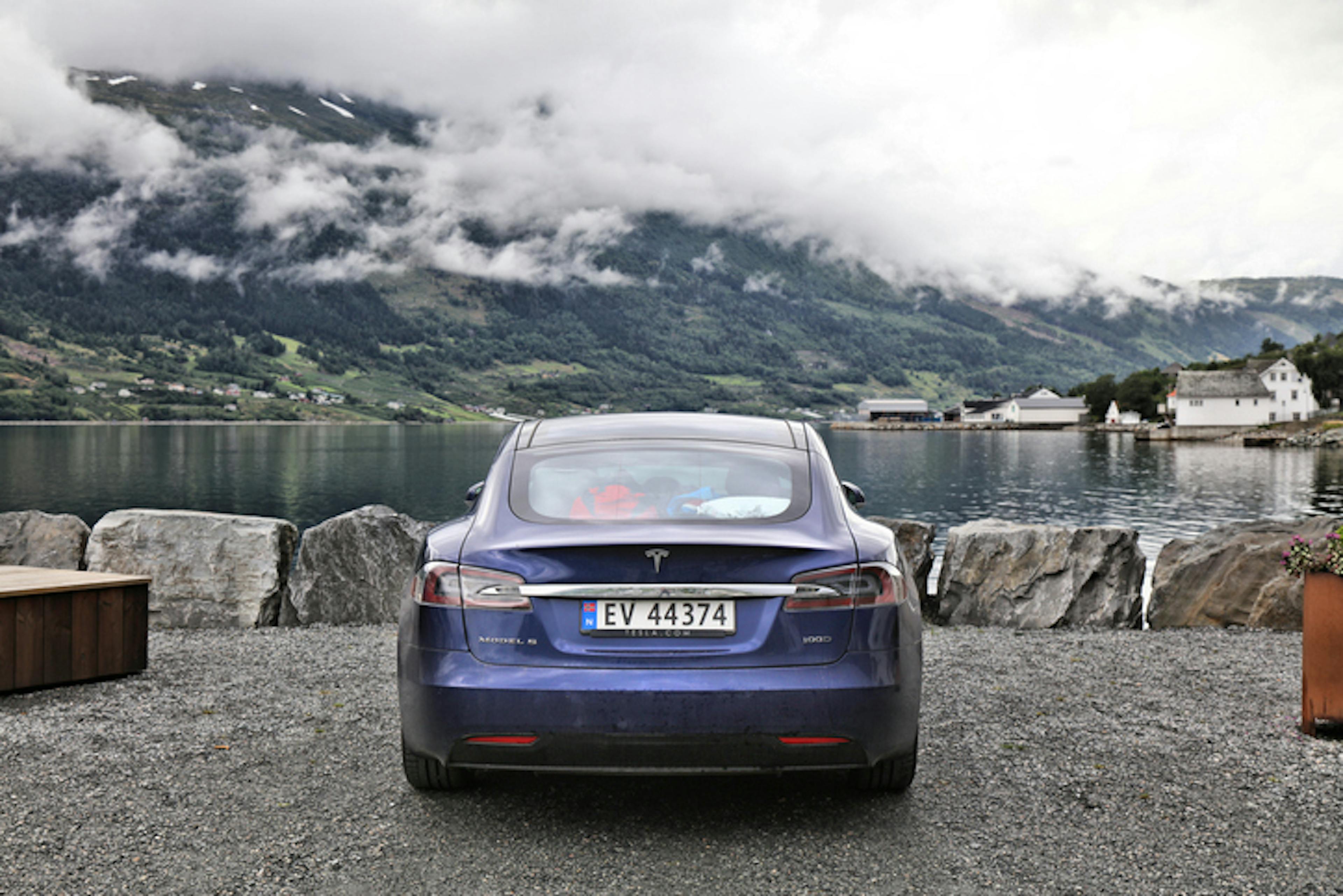 Tesla car in Norway