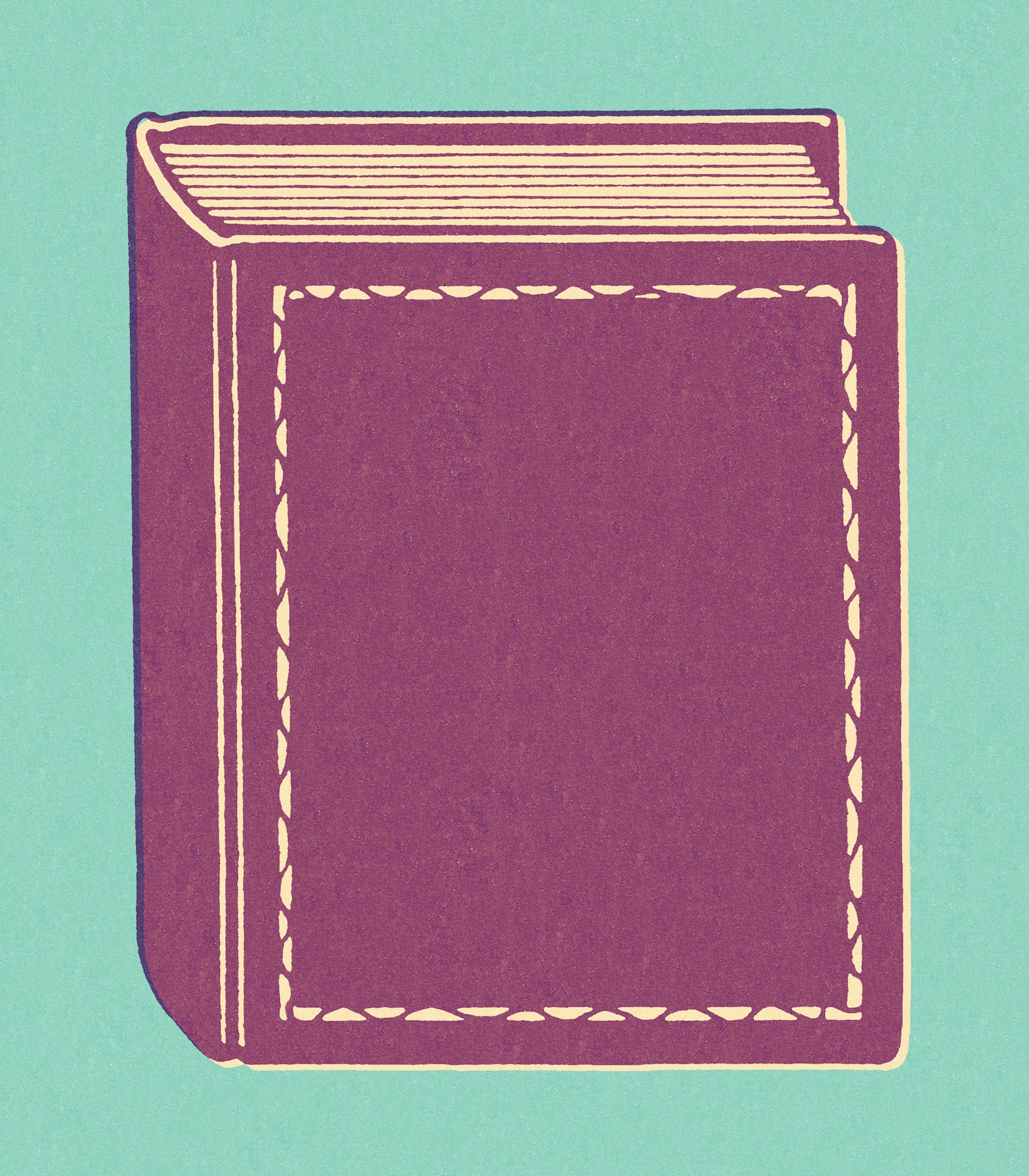 Purple Hardcover Book