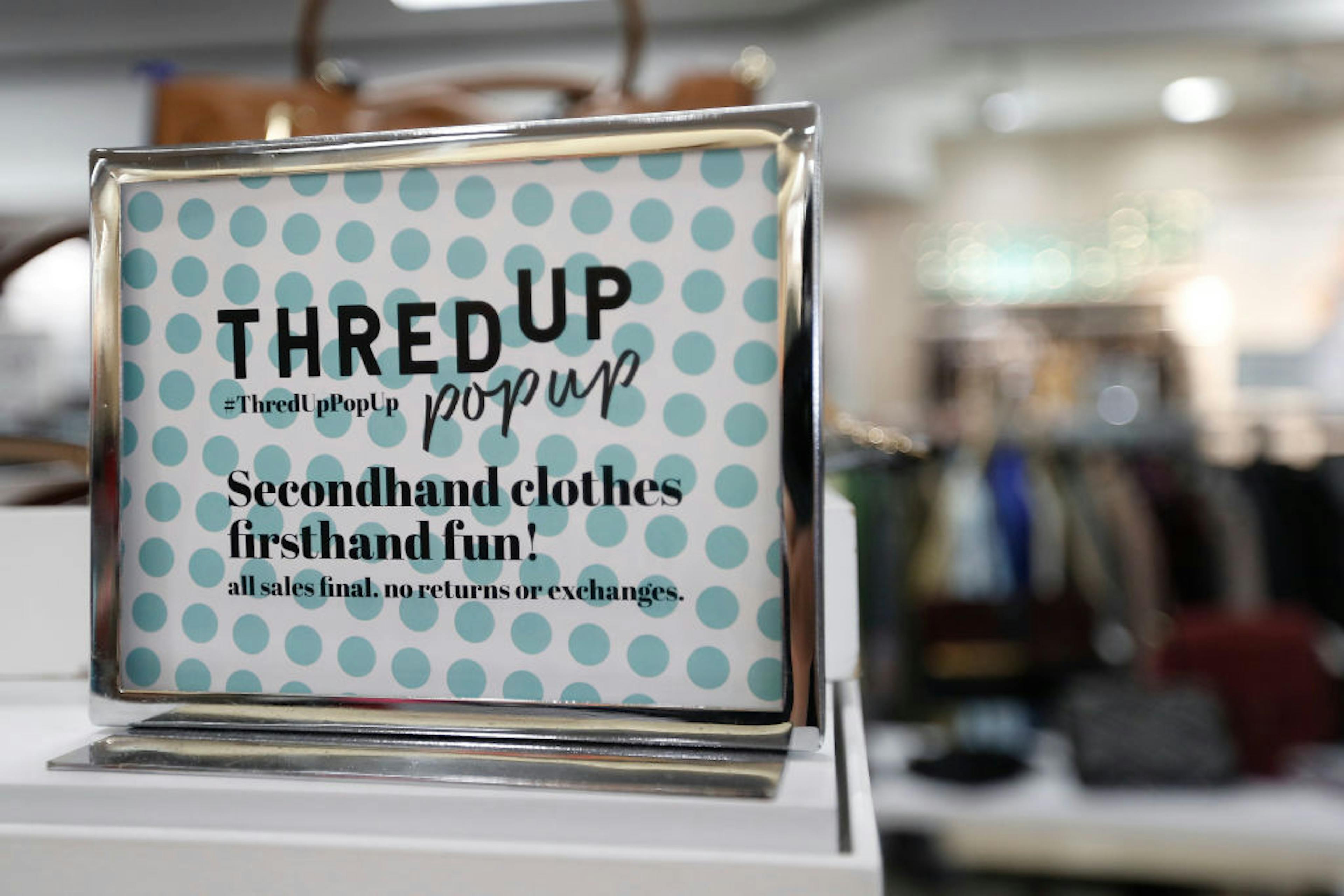 ThredUp pop up store promotion