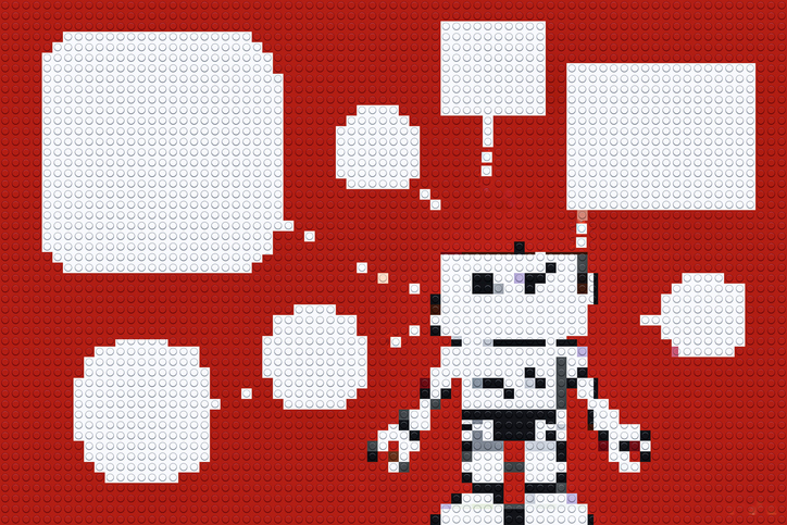 Chatbot speech bubbles