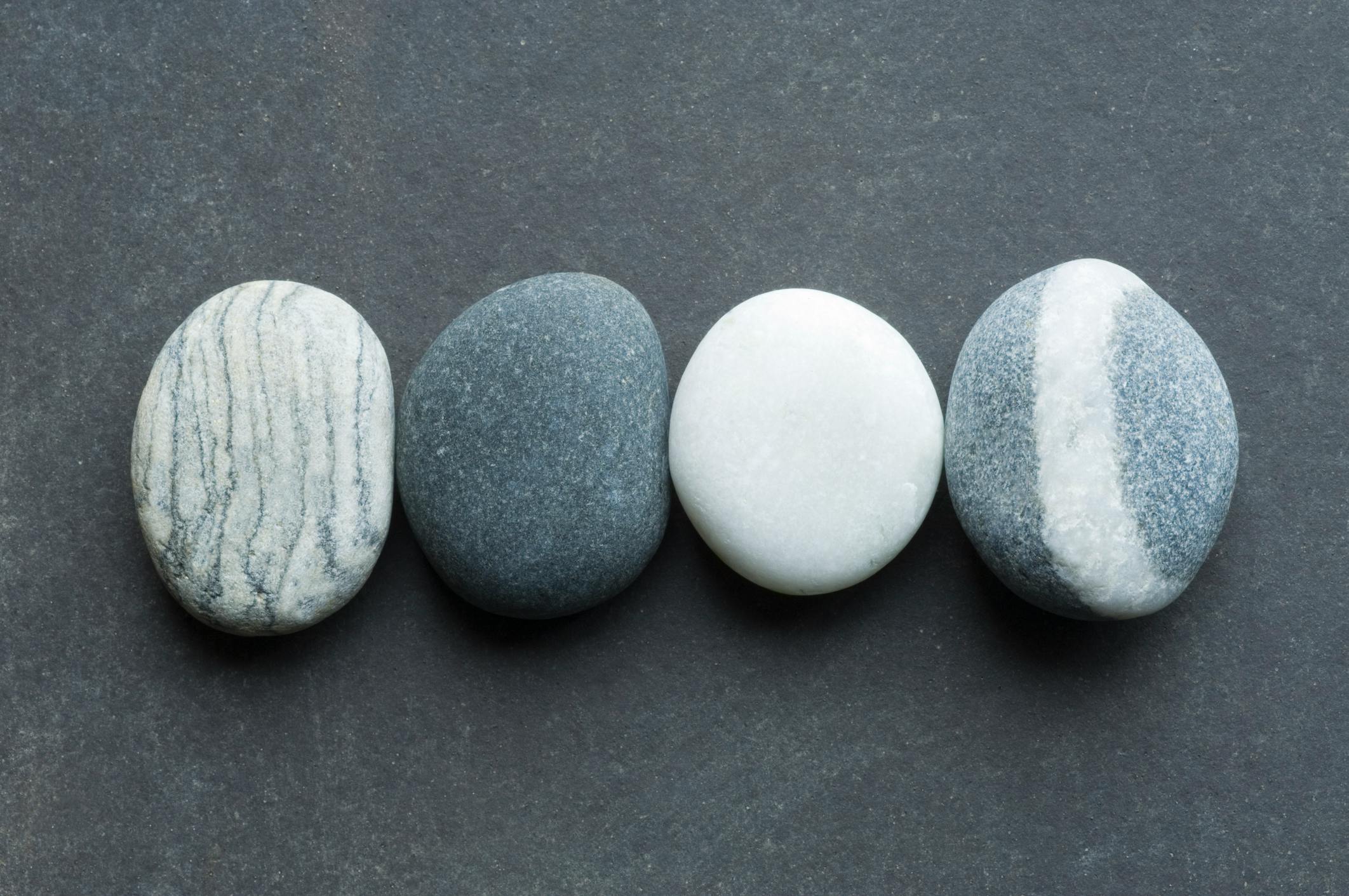 Four pebbles