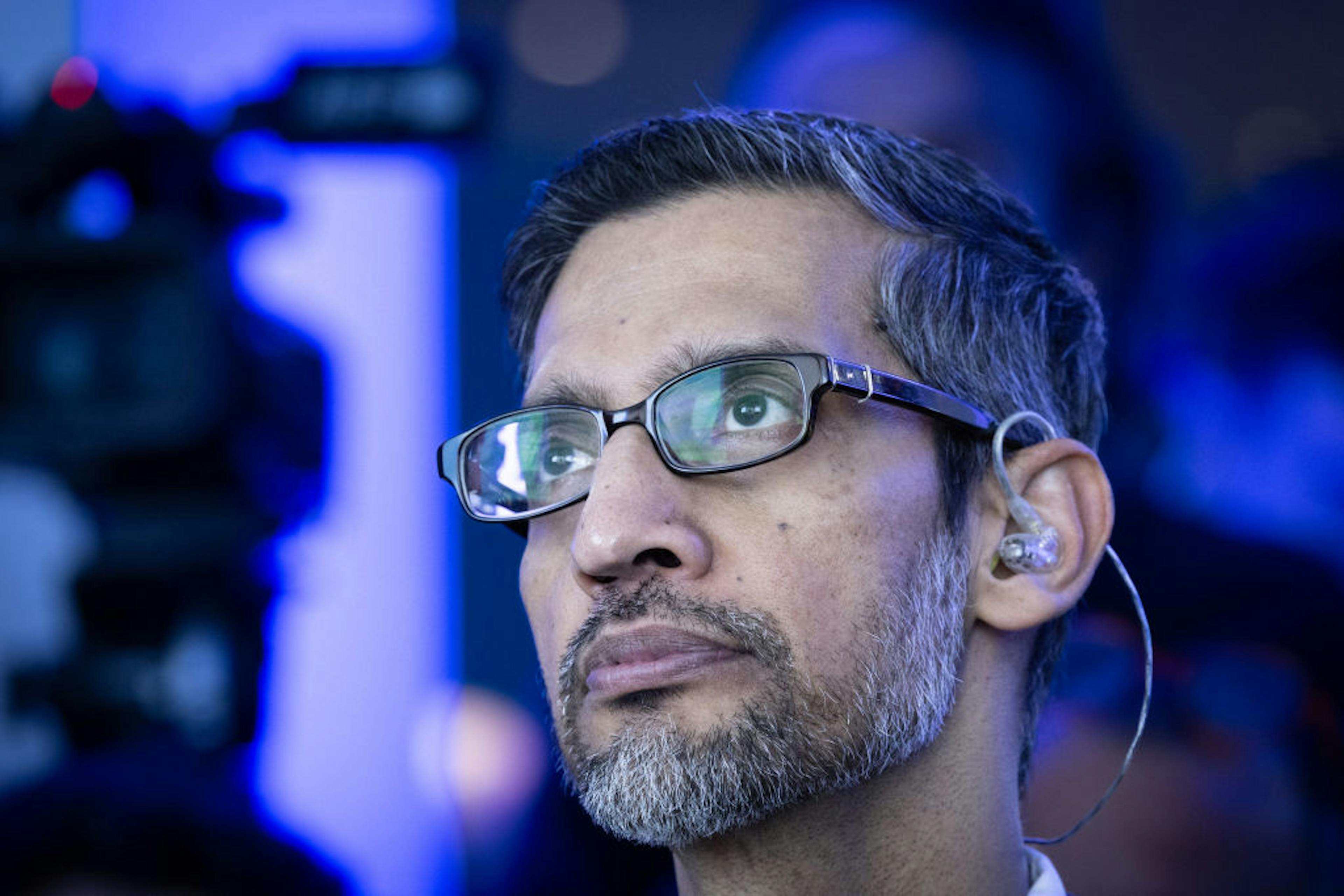 Alphabet CEO Sundar Pichai