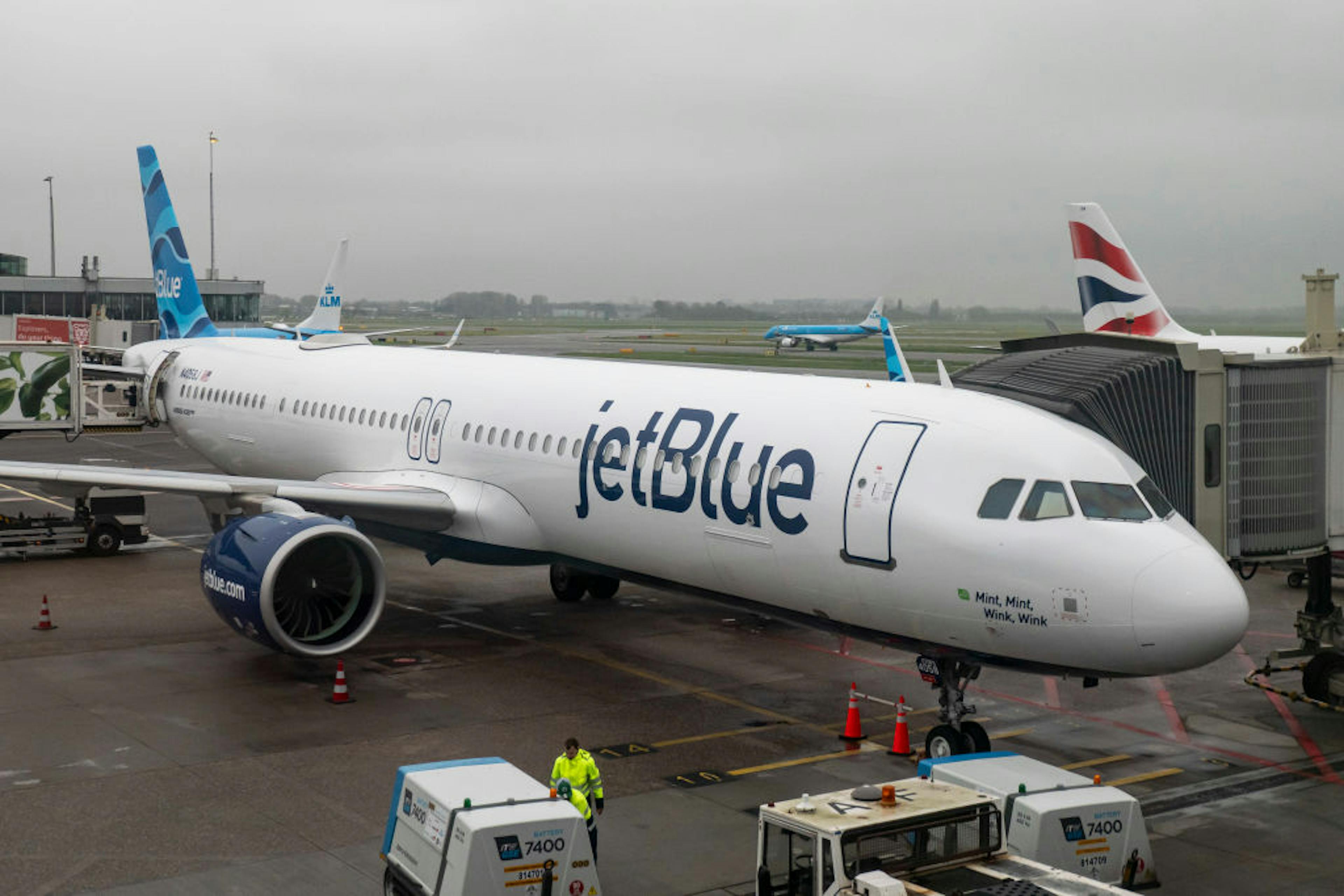 JetBlue Airbus A321neo At Amsterdam Schiphol Airport