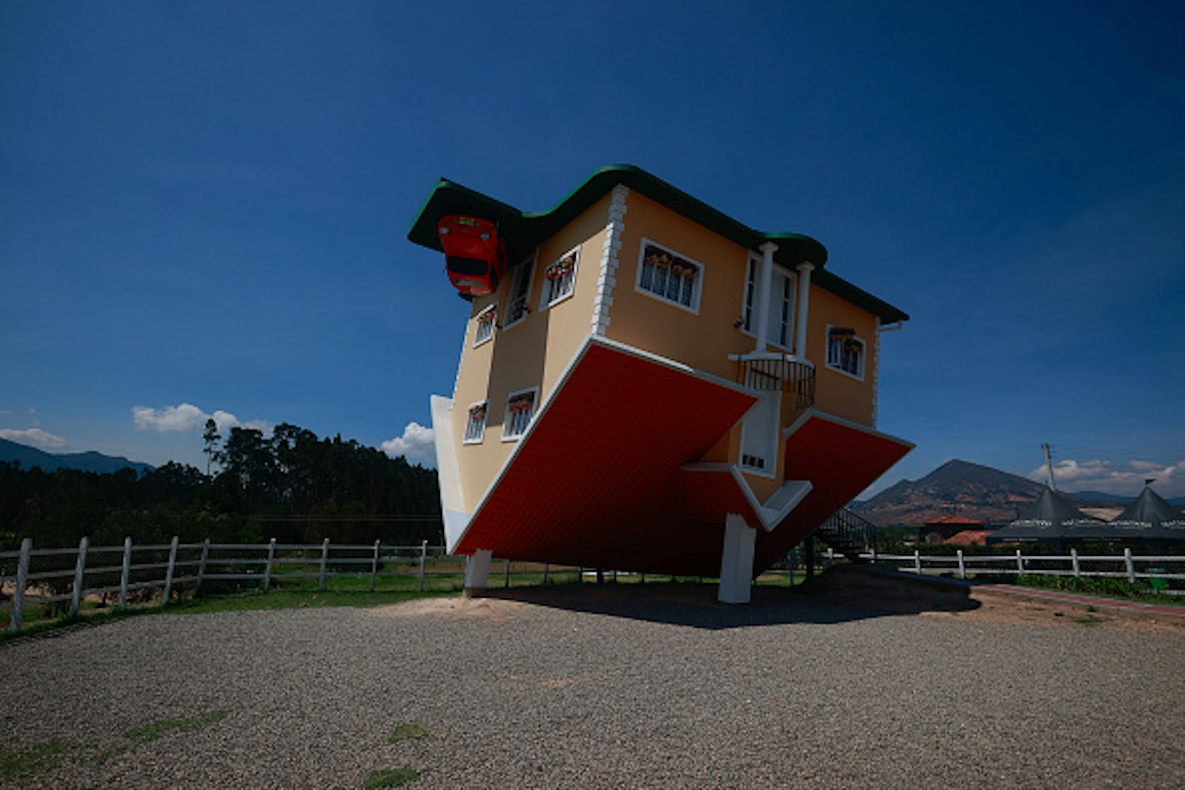 Upside down house