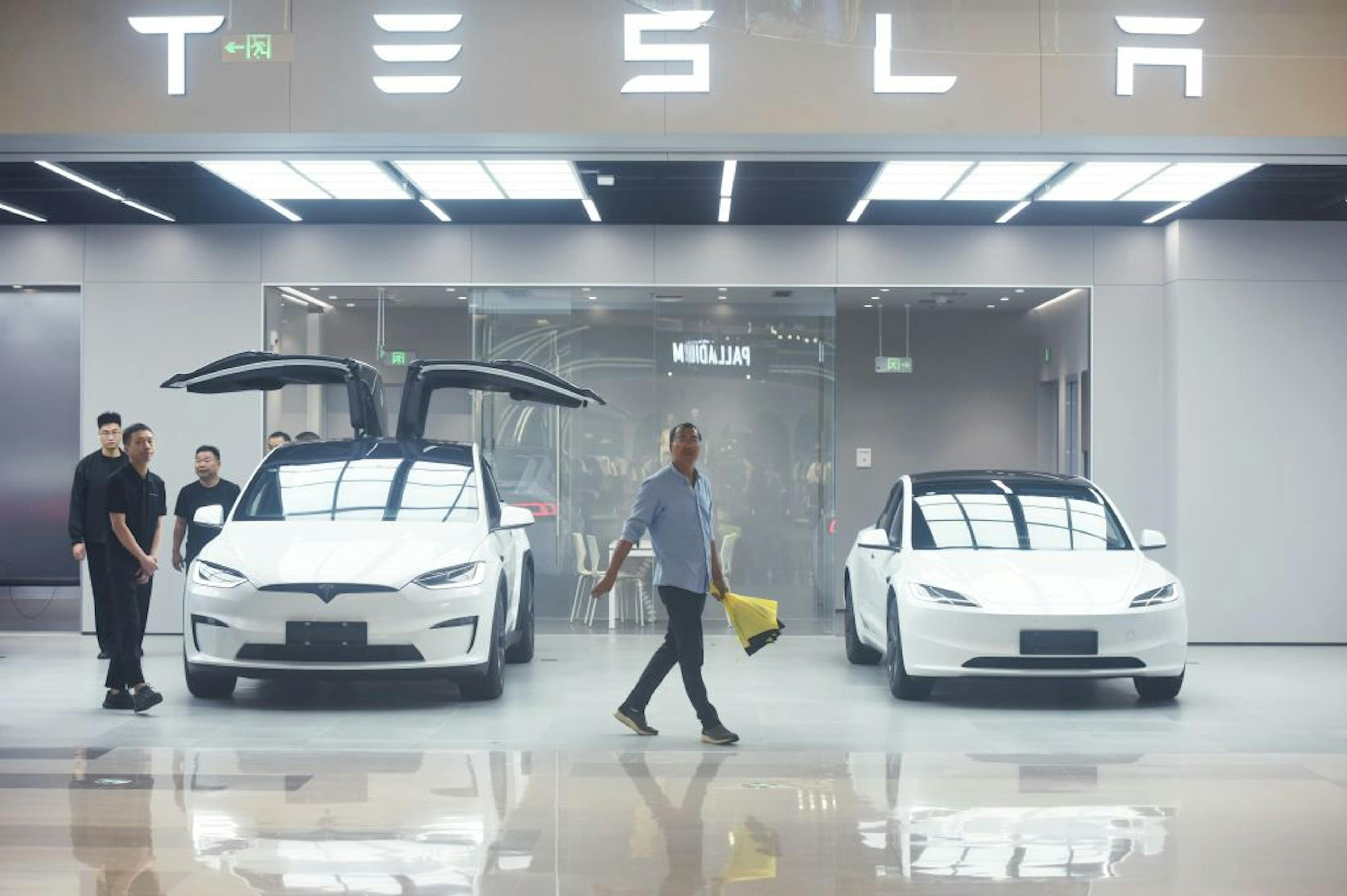 Hangzhou China Tesla Showroom