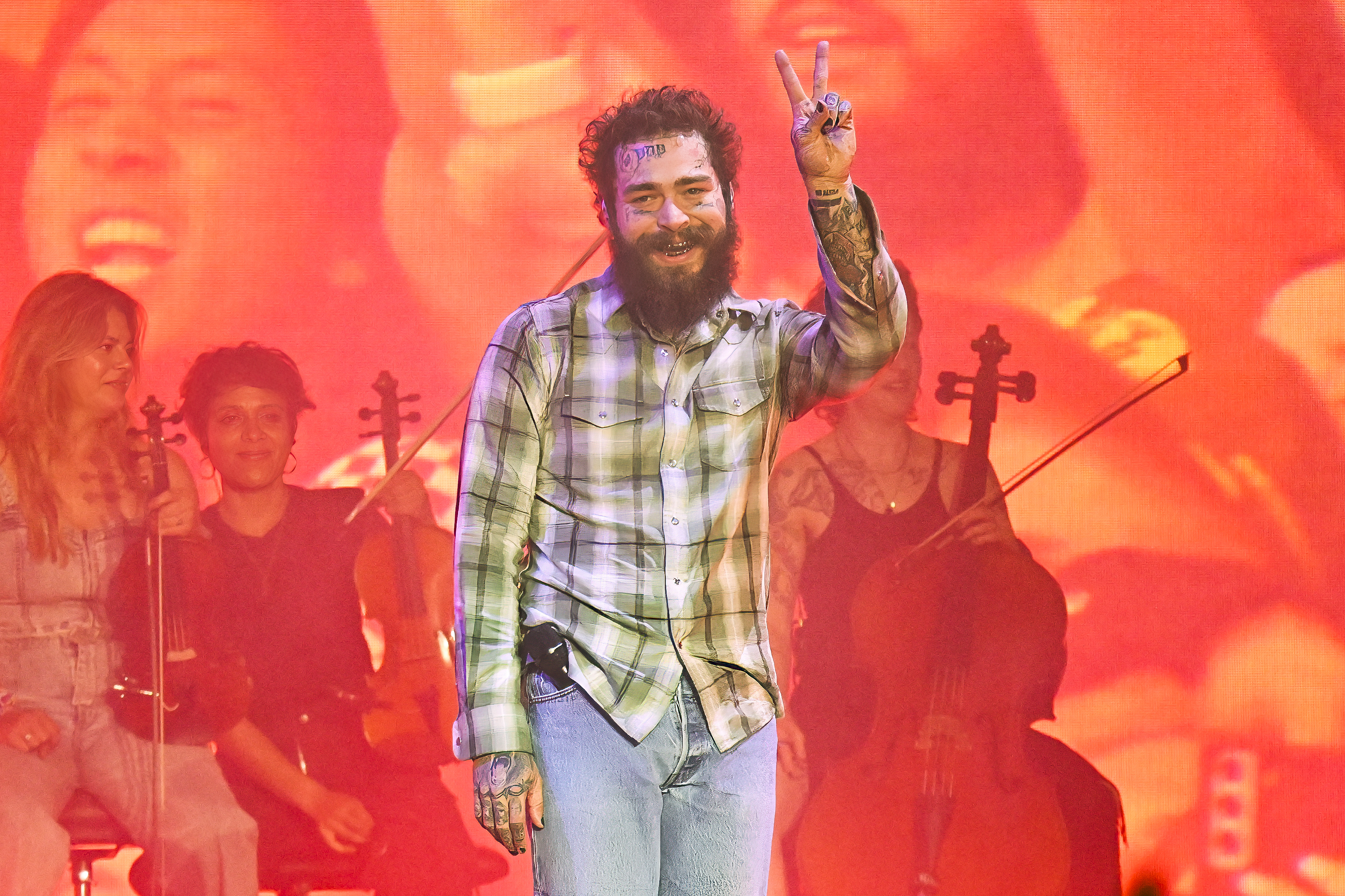 Post Malone at 2024 Governors Ball