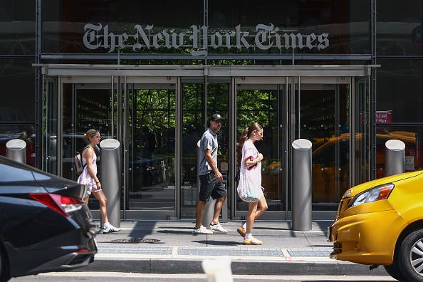 Trump is suing the NYT for $15 billion, which is way more than the entire company is worth thumbnail