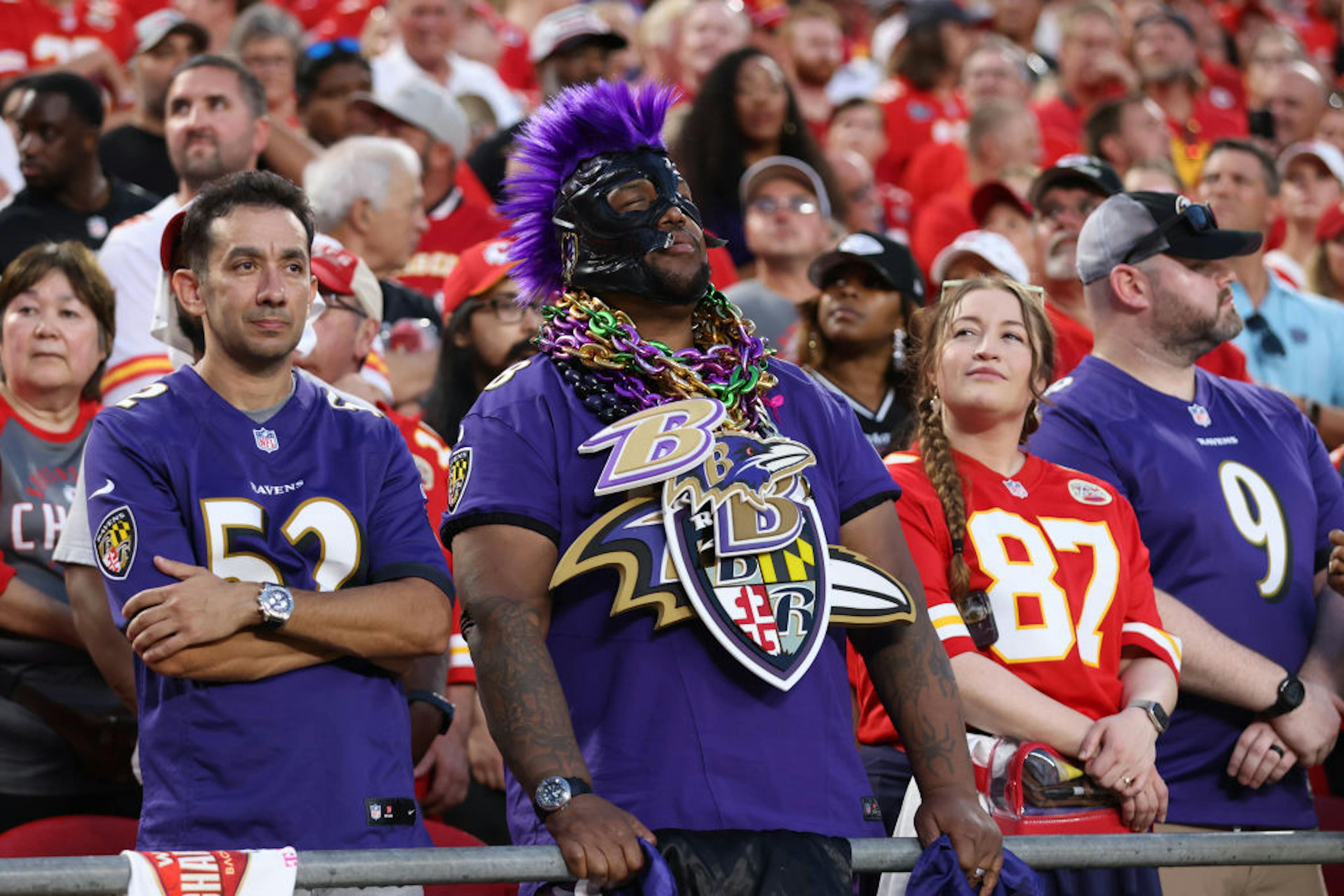 Sad Ravens fan