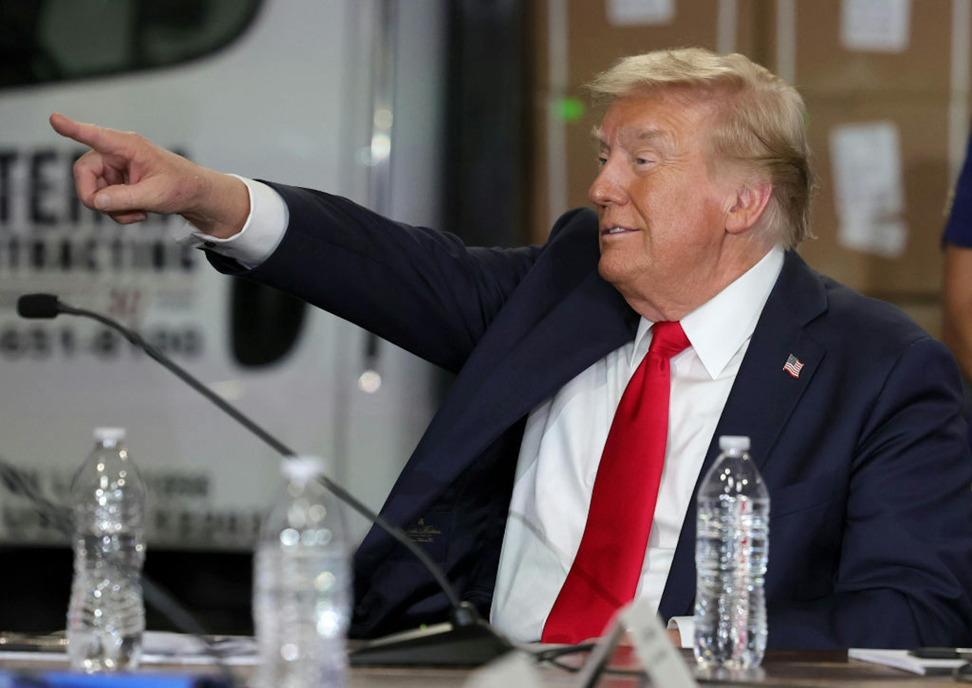 Donald Trump Hosts Hispanic Roundtable In Nevada
