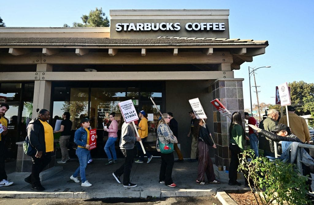 Starbucks CEO’s honeymoon is over, as strikes expand to 12 states thumbnail