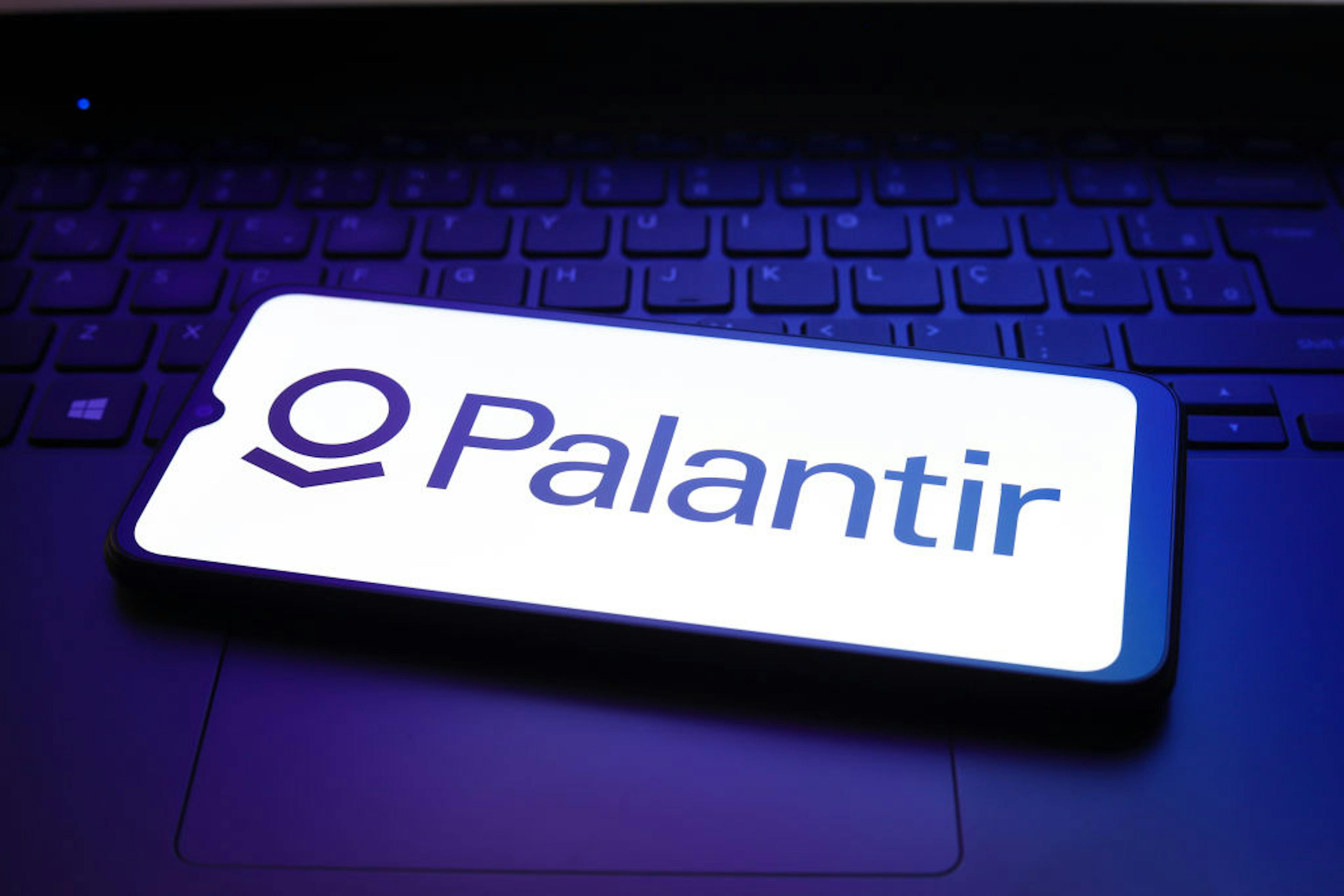 Palantir on phone
