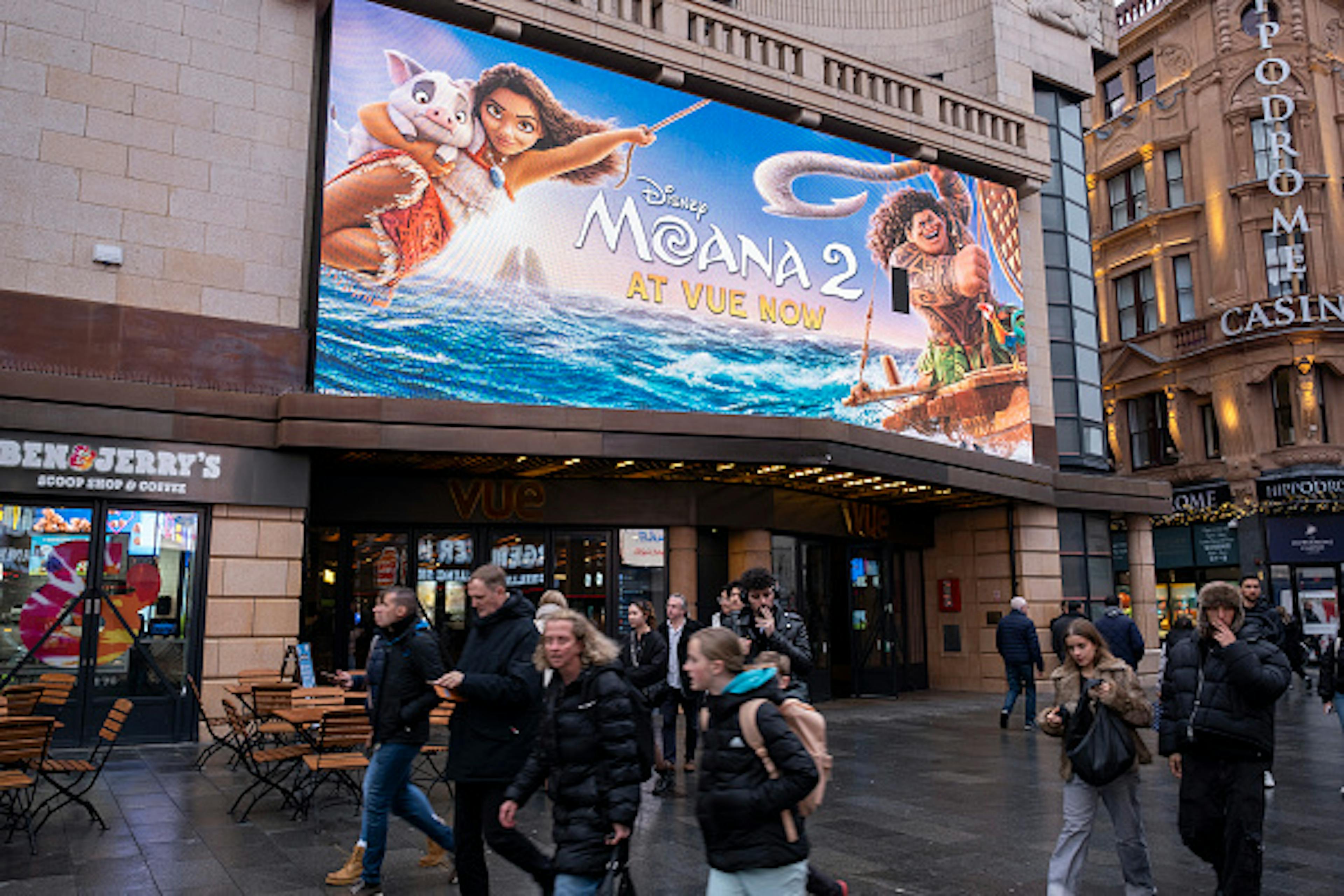 Leicester Square Moana 2 Film Promotion