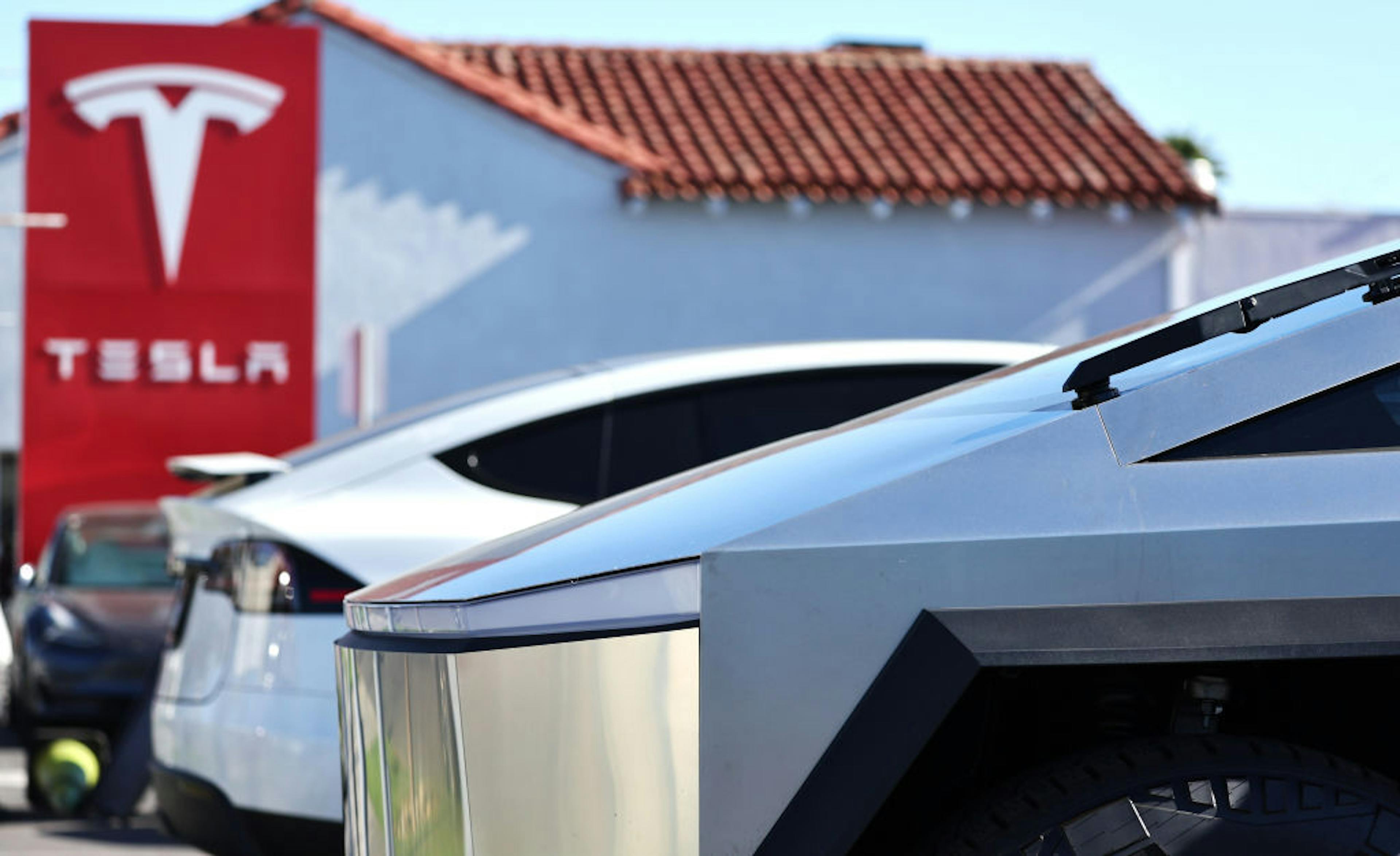 Tesla Reports First Annual Sales Drop