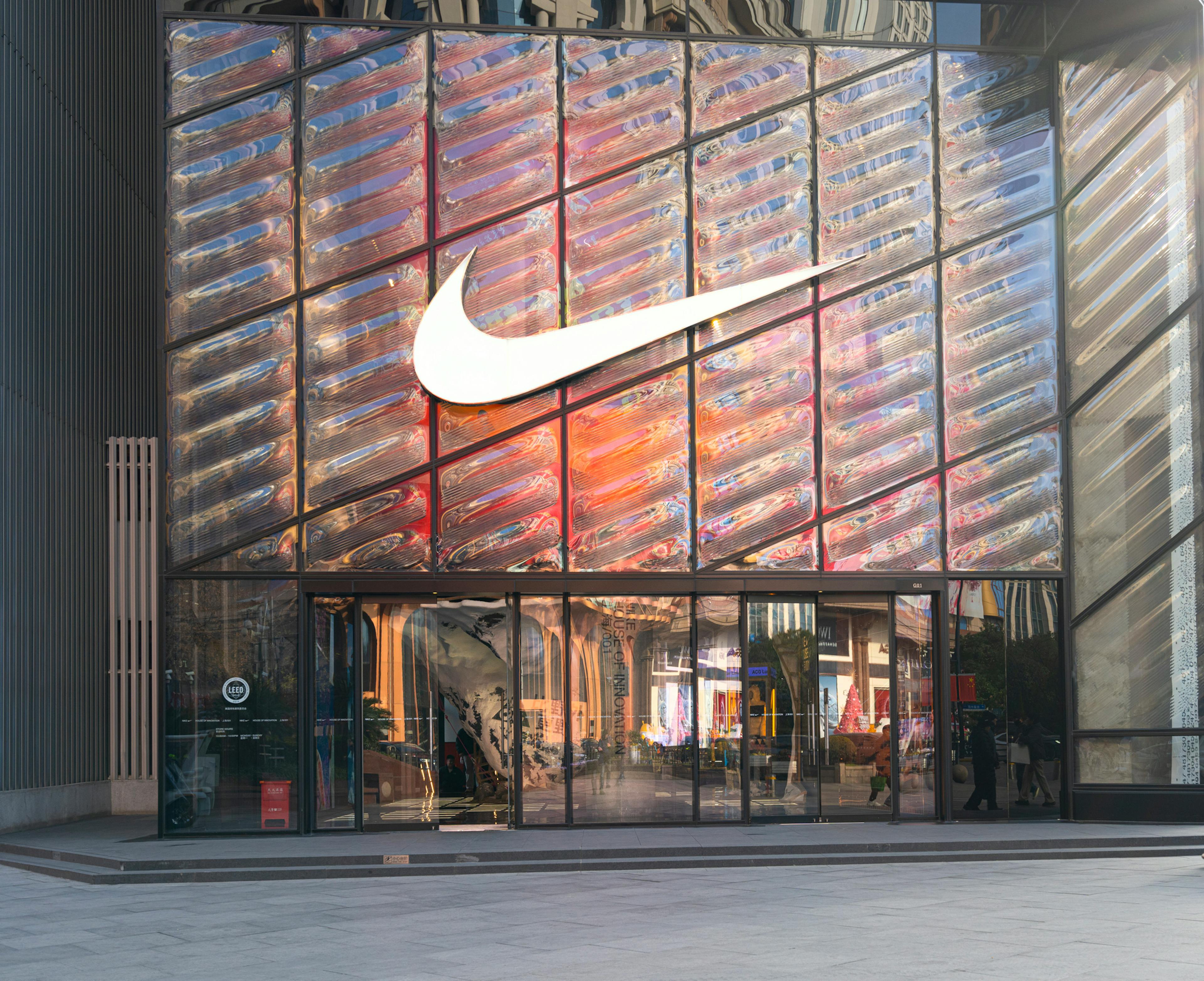 Nike brand store in Shanghai, China