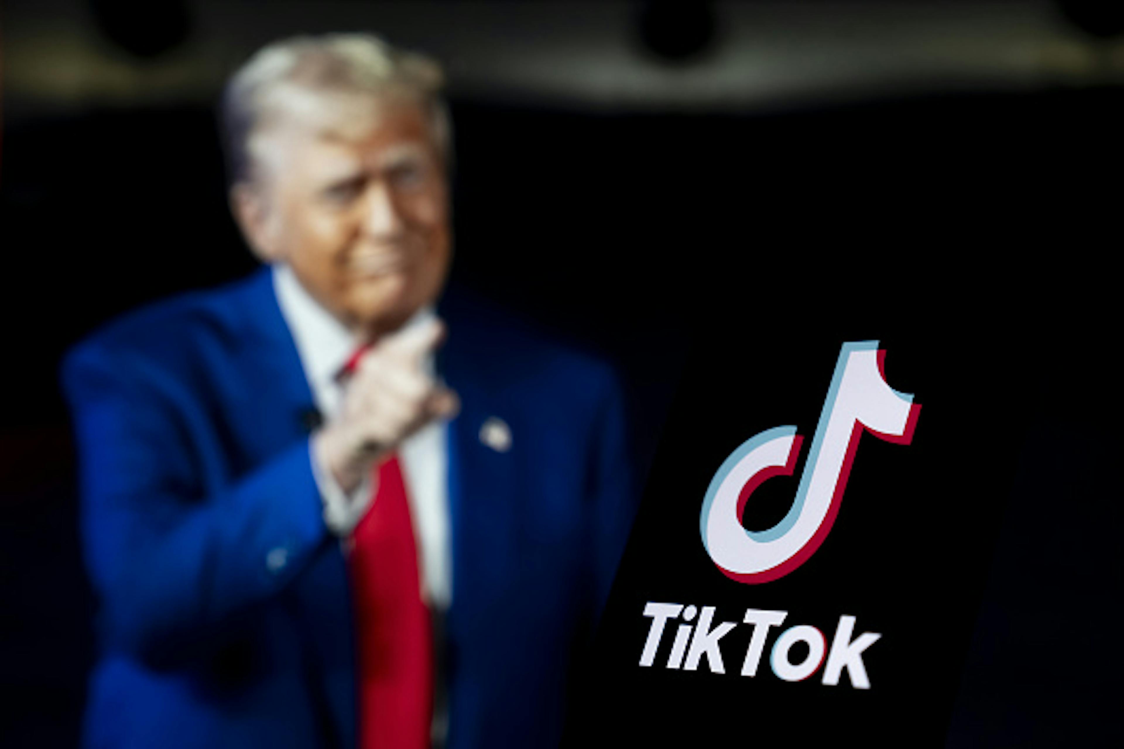 US President Donald Trump and TikTok