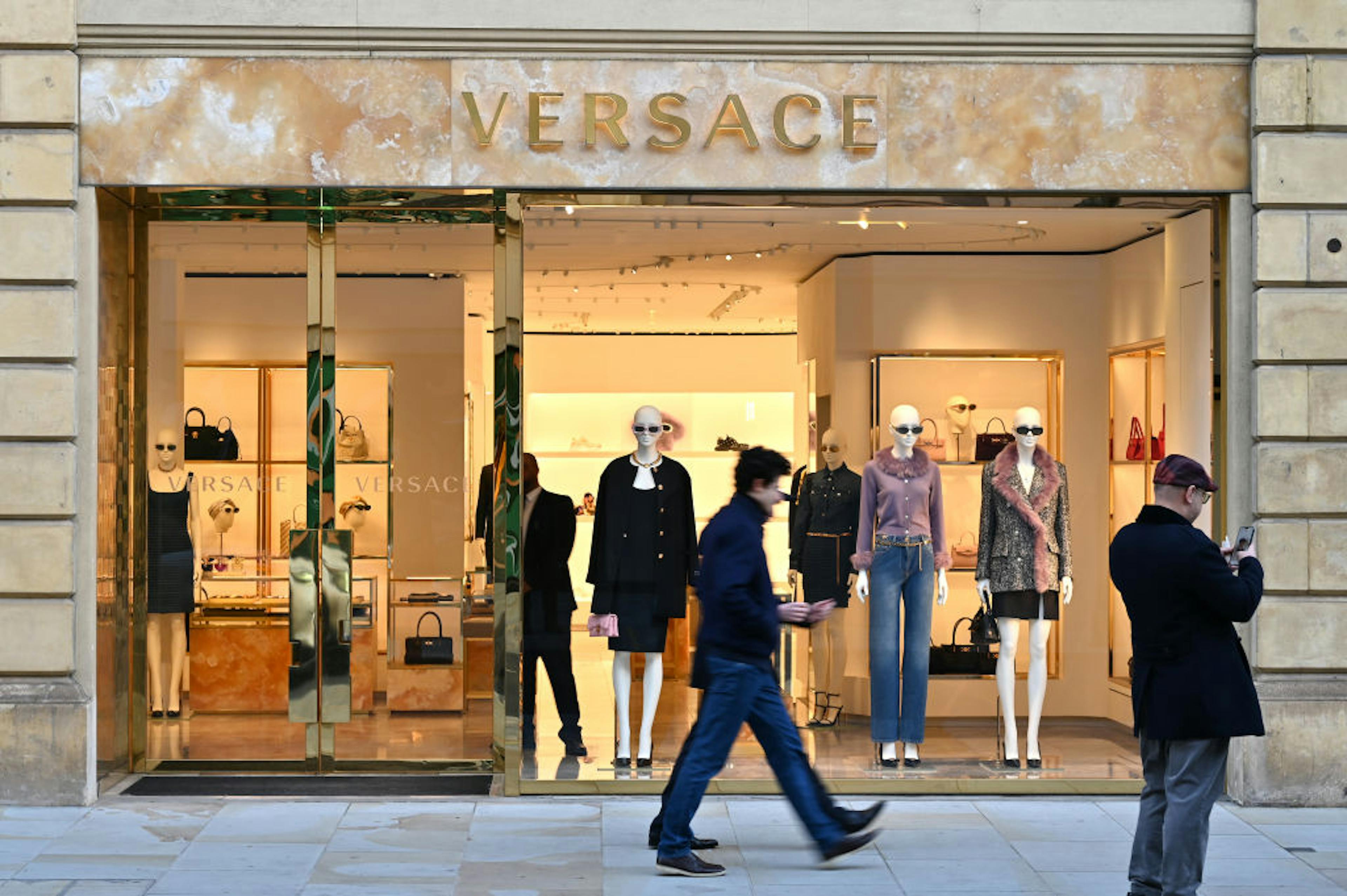 Versace storefront